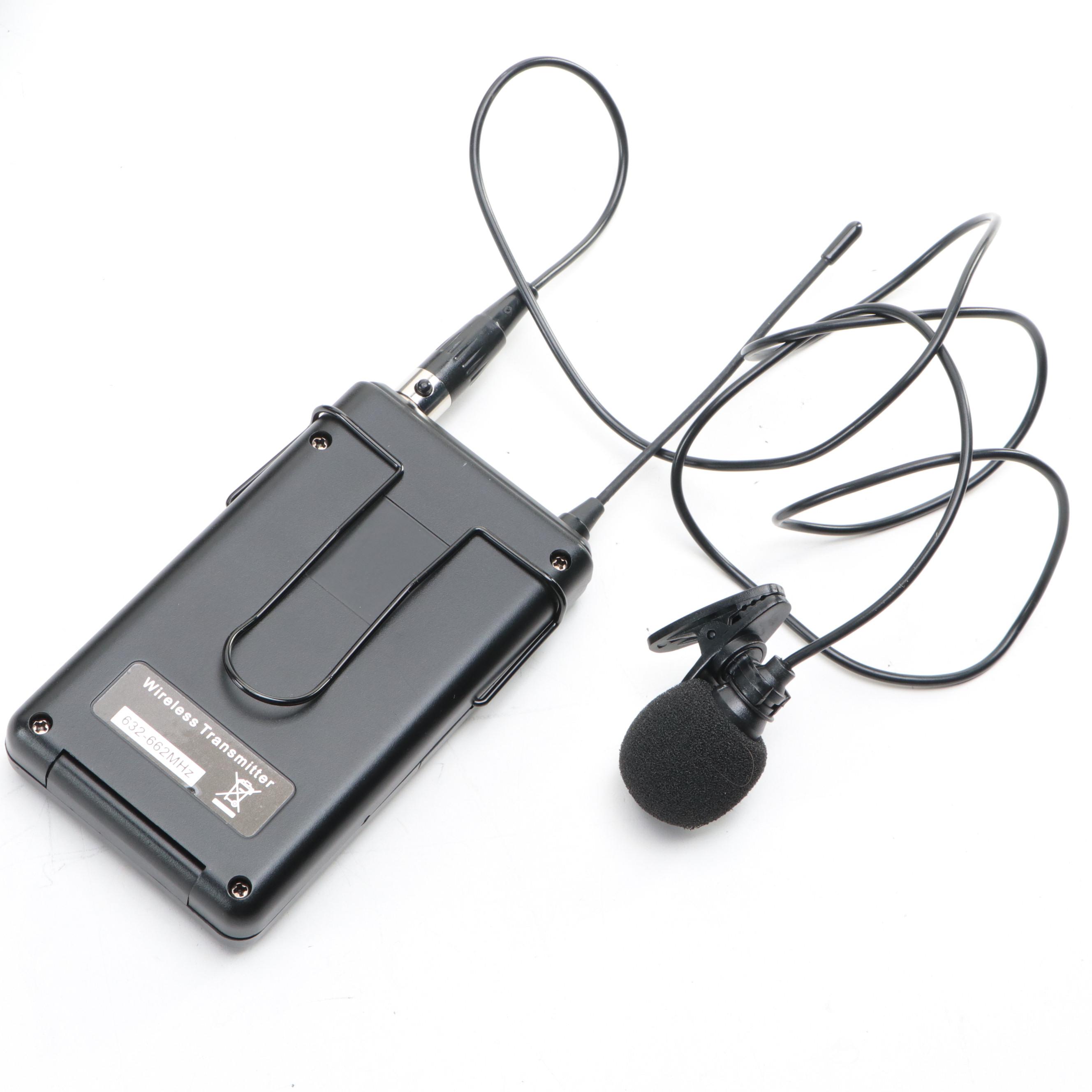 Audio2000'S Wireless Transmitter and Microphones with More in Hard Shell Case