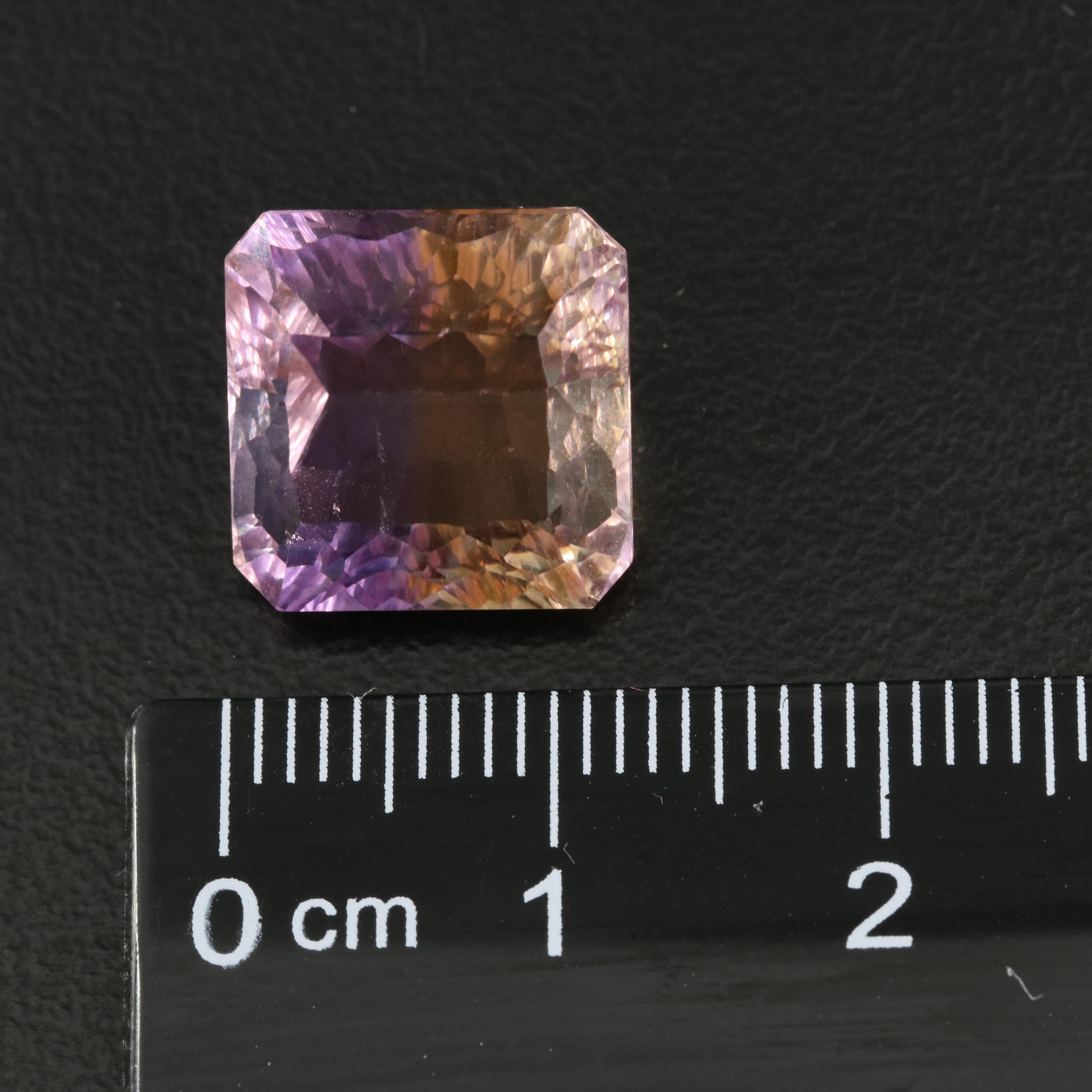 Loose 9.52 CT Fantasy Faceted Ametrine
