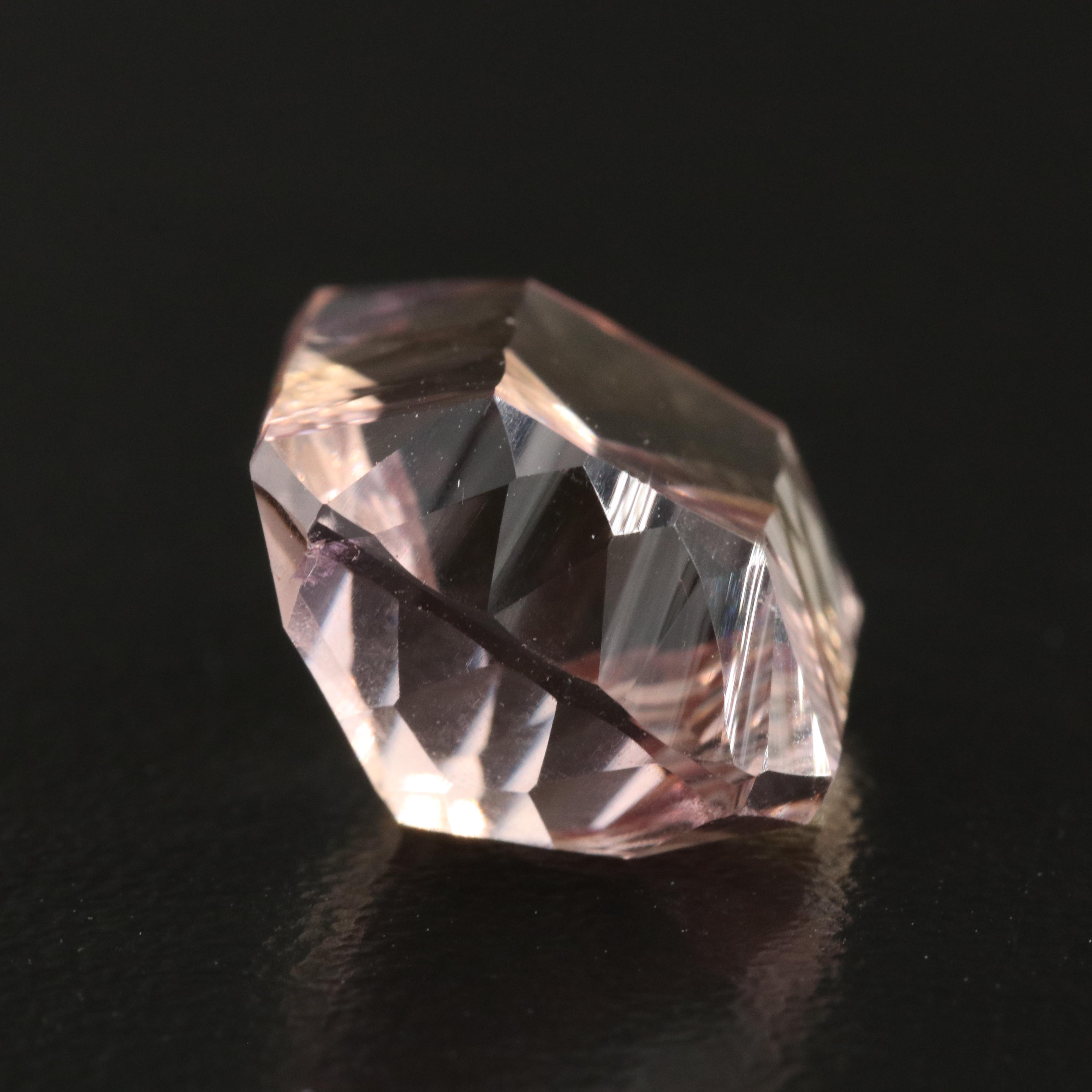 Loose 9.52 CT Fantasy Faceted Ametrine
