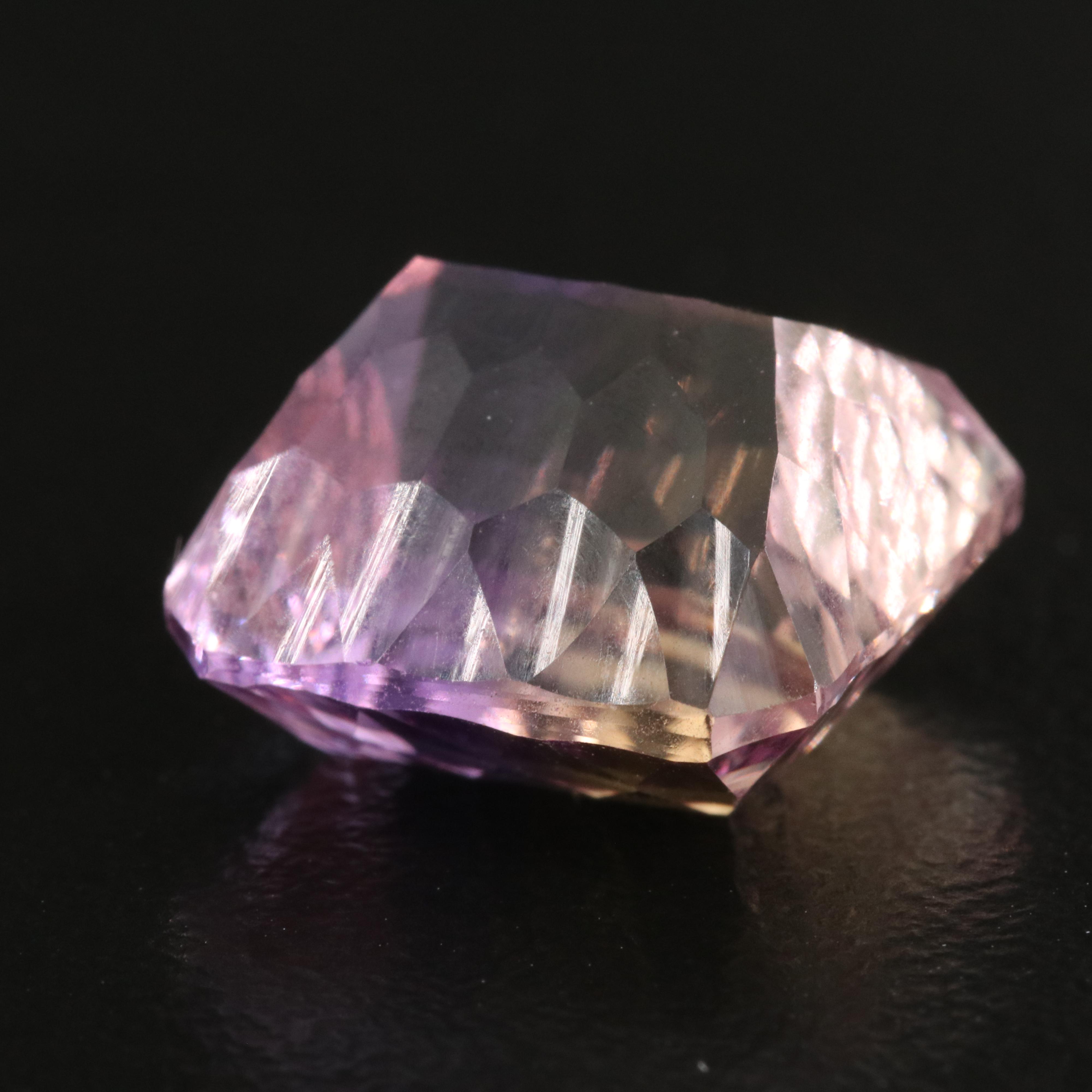Loose 9.52 CT Fantasy Faceted Ametrine