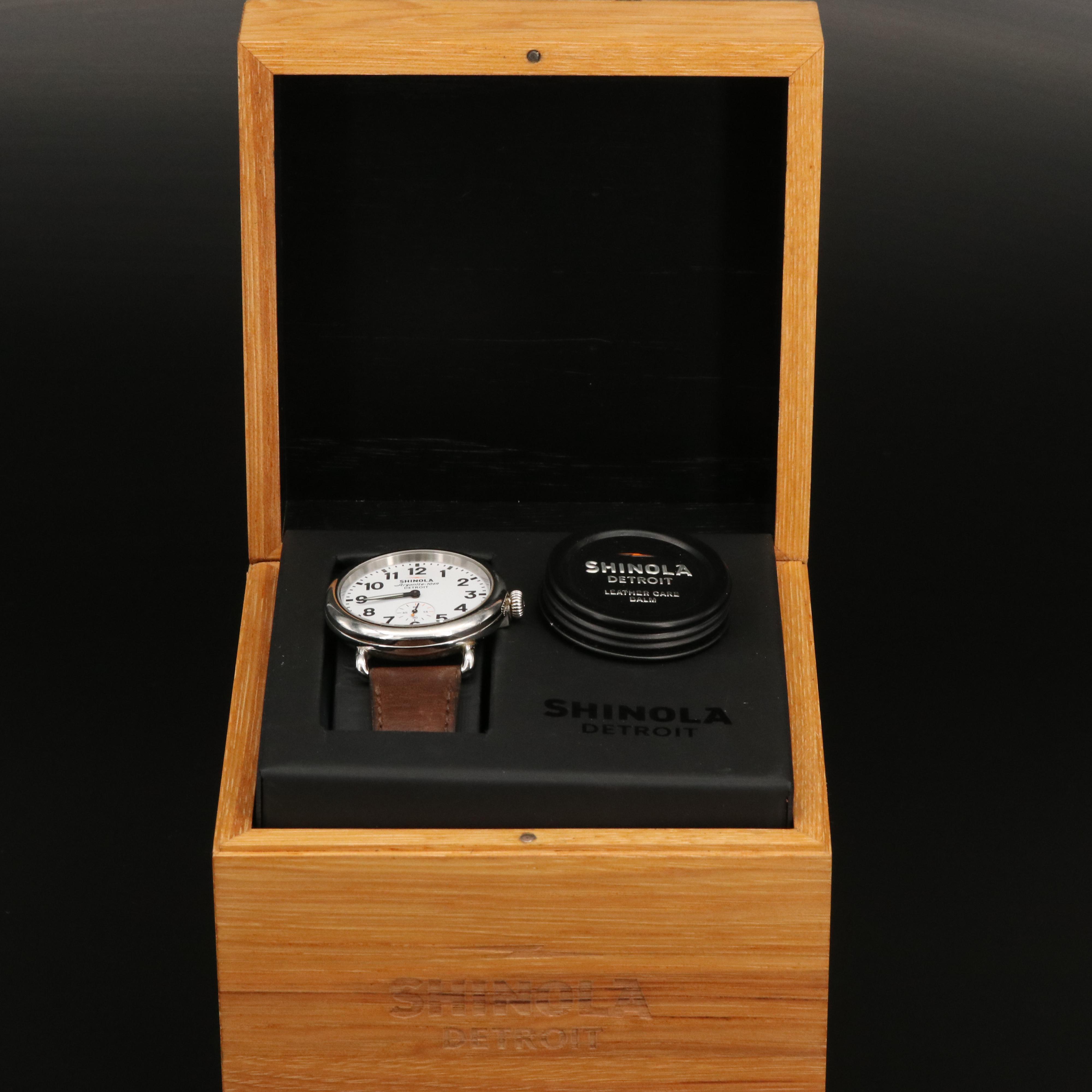 Shinola Runwell Argonite 1069 Stainless Steel Quartz Watch