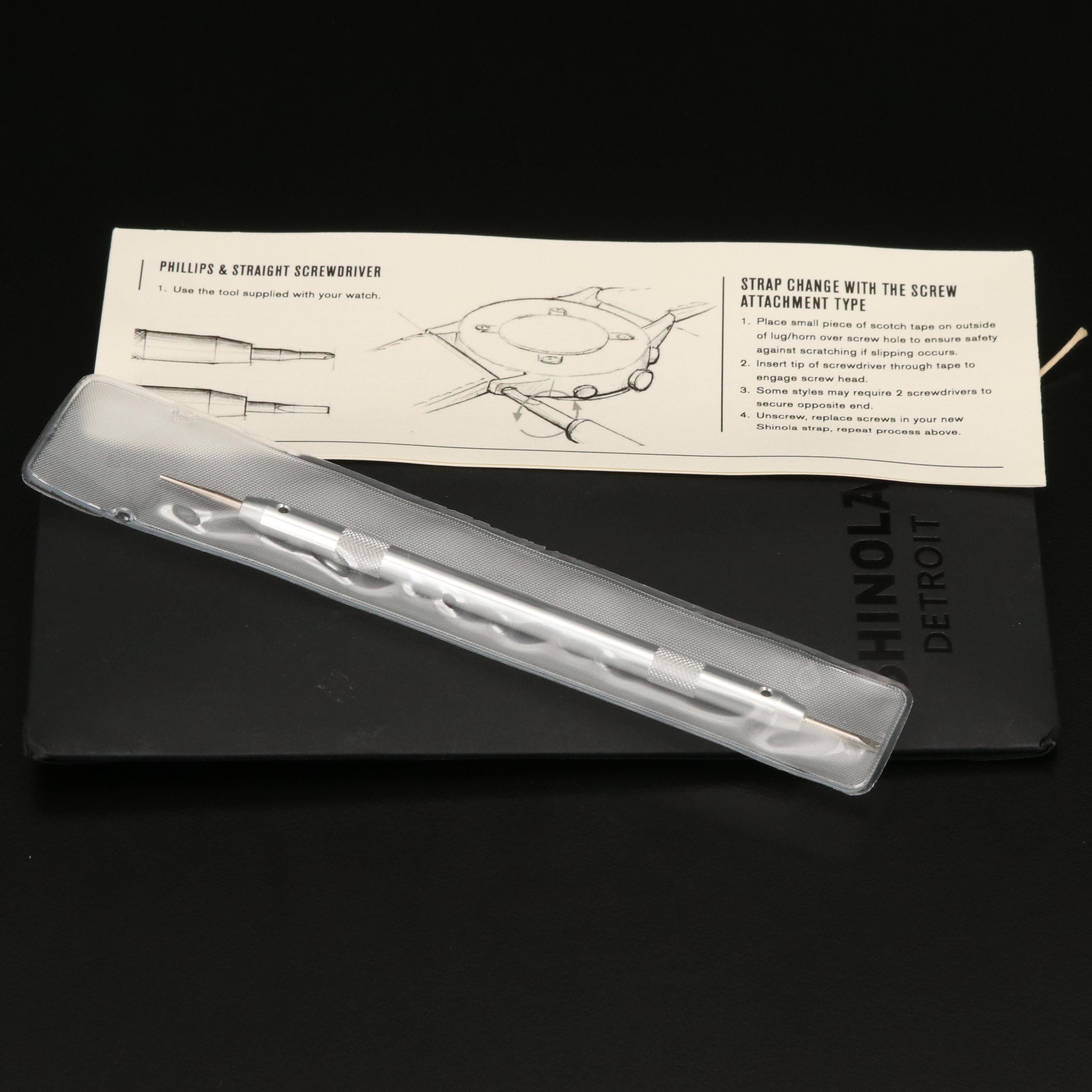 Shinola Runwell Argonite 1069 Stainless Steel Quartz Watch