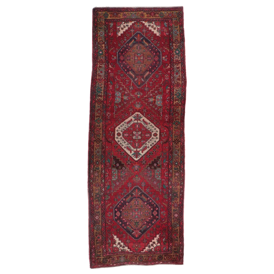 3'2 x 10'11 Hand-Knotted Persian Nahavand Long Rug