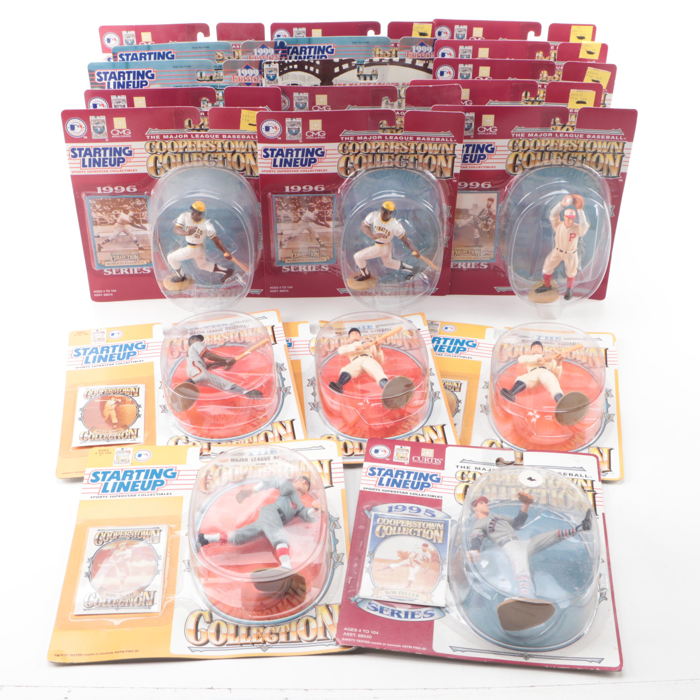 Kenner Starting Lineup Babe Ruth, Clemente, Ted Williams, More Baseball Figures