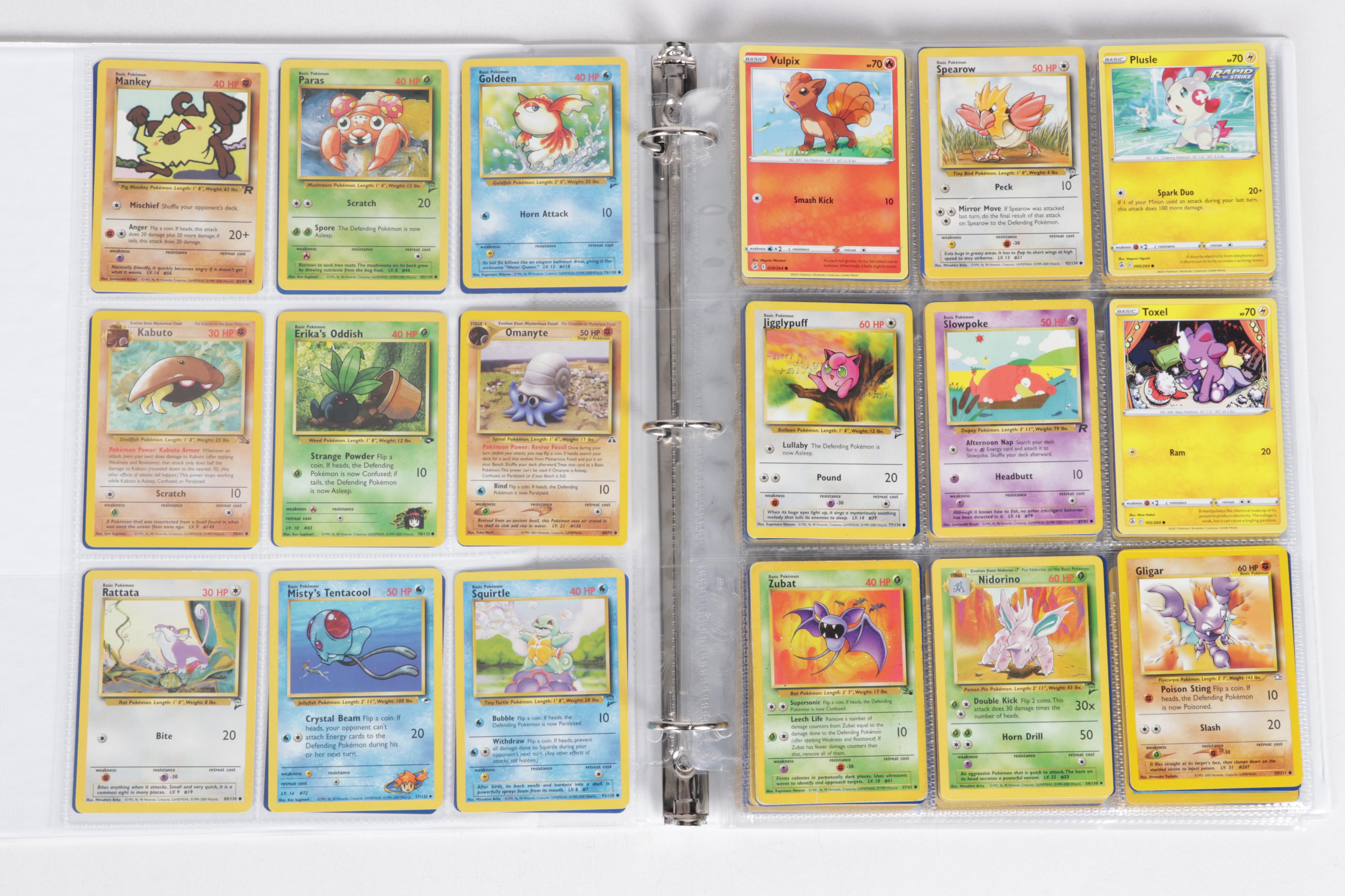 First Edition Pokémon Cards Including Voltorb, Oddish, Koffing and More