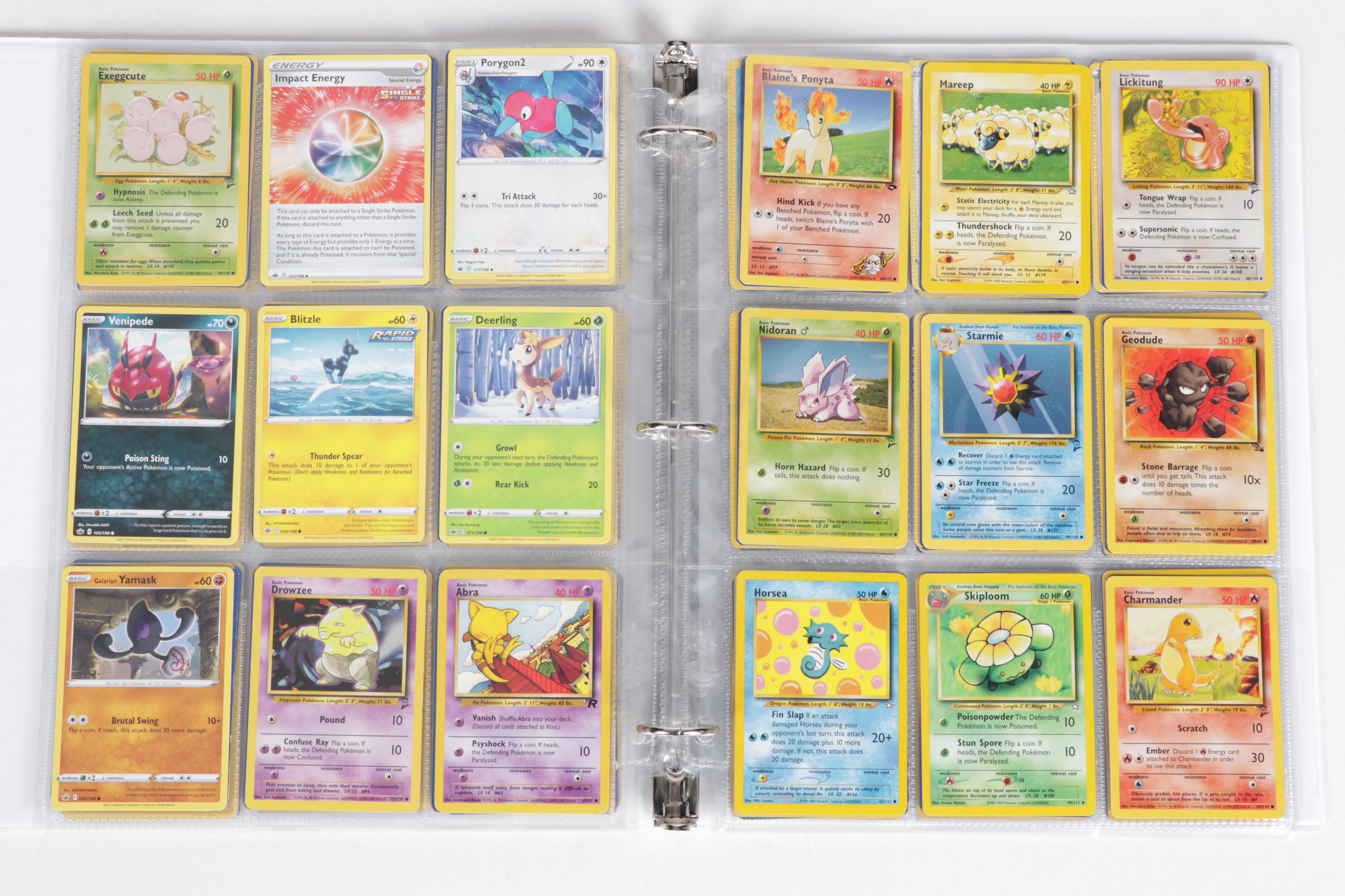 First Edition Pokémon Cards Including Voltorb, Oddish, Koffing and More