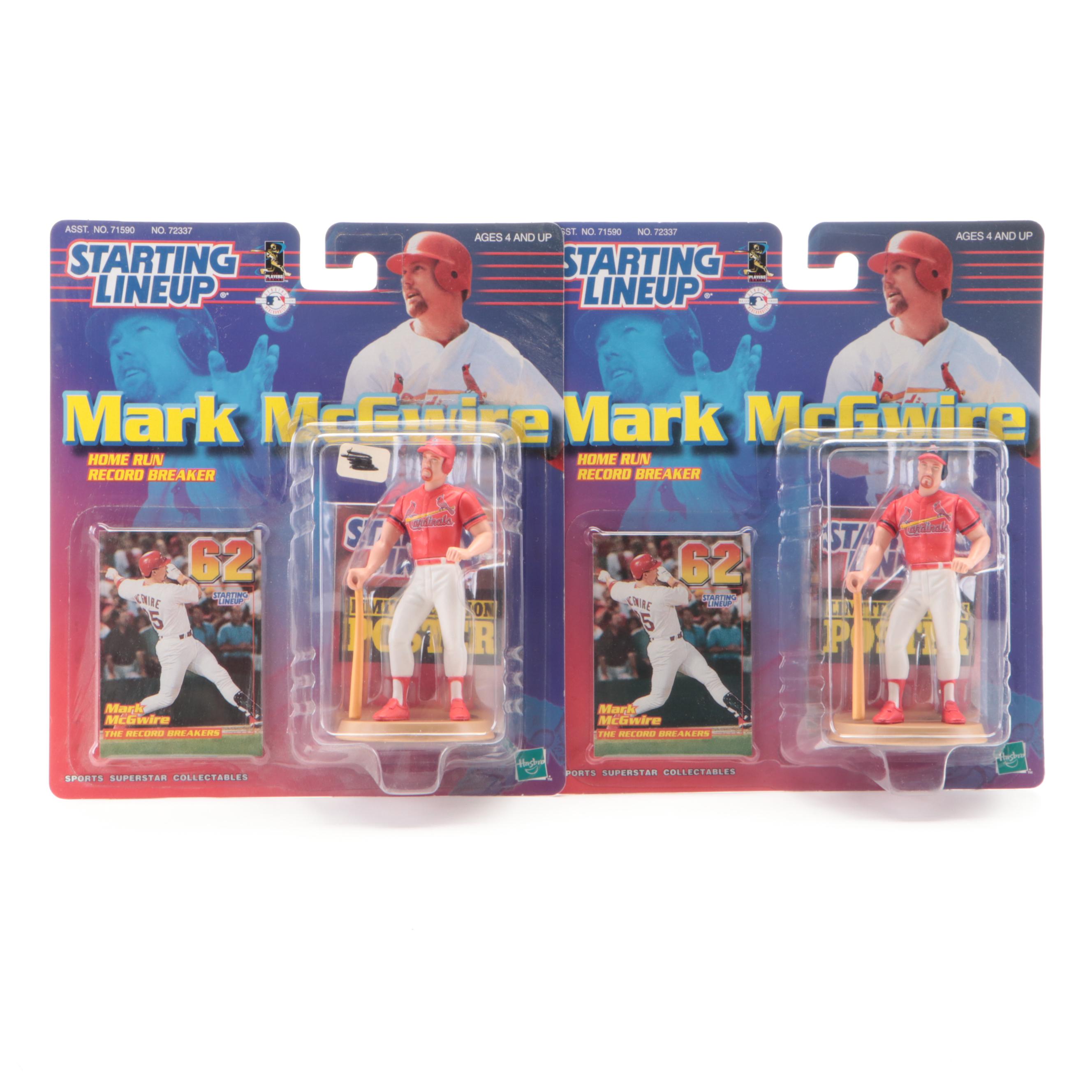 Hasbro Starting Lineup Roger Maris, McGwire and Sosa Baseball Action Figures