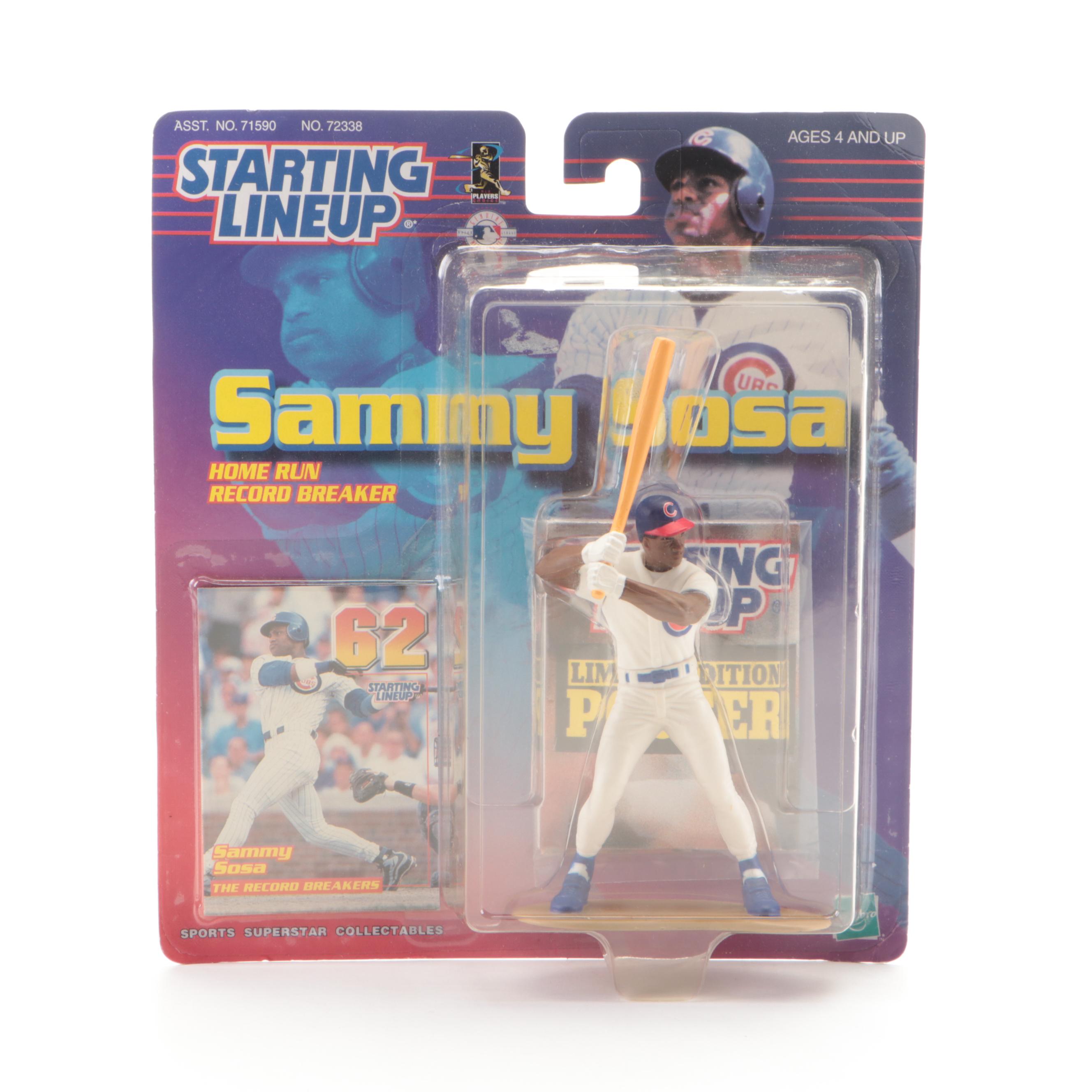 Hasbro Starting Lineup Roger Maris, McGwire and Sosa Baseball Action Figures