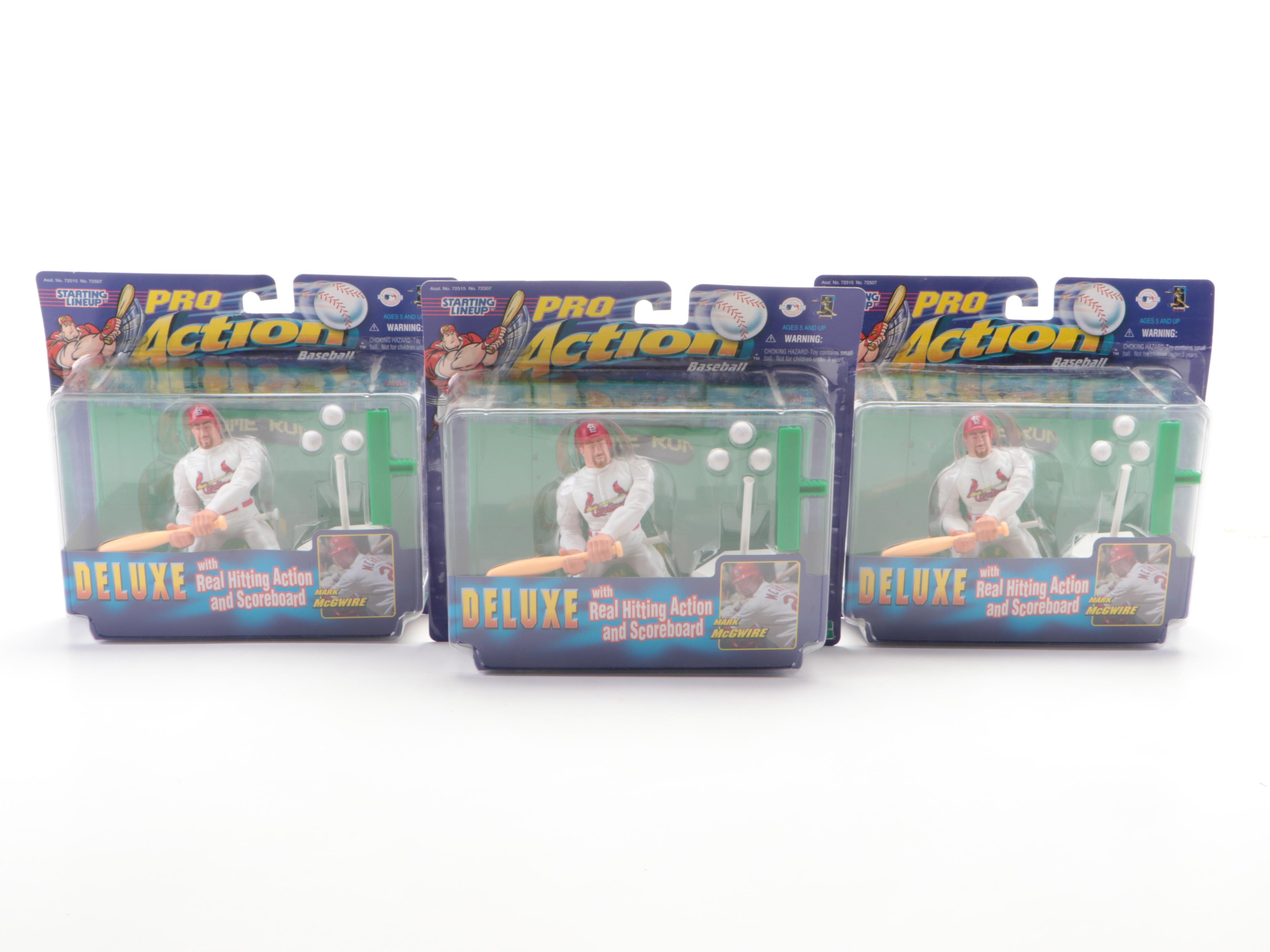 Hasbro Starting Lineup Roger Maris, McGwire and Sosa Baseball Action Figures