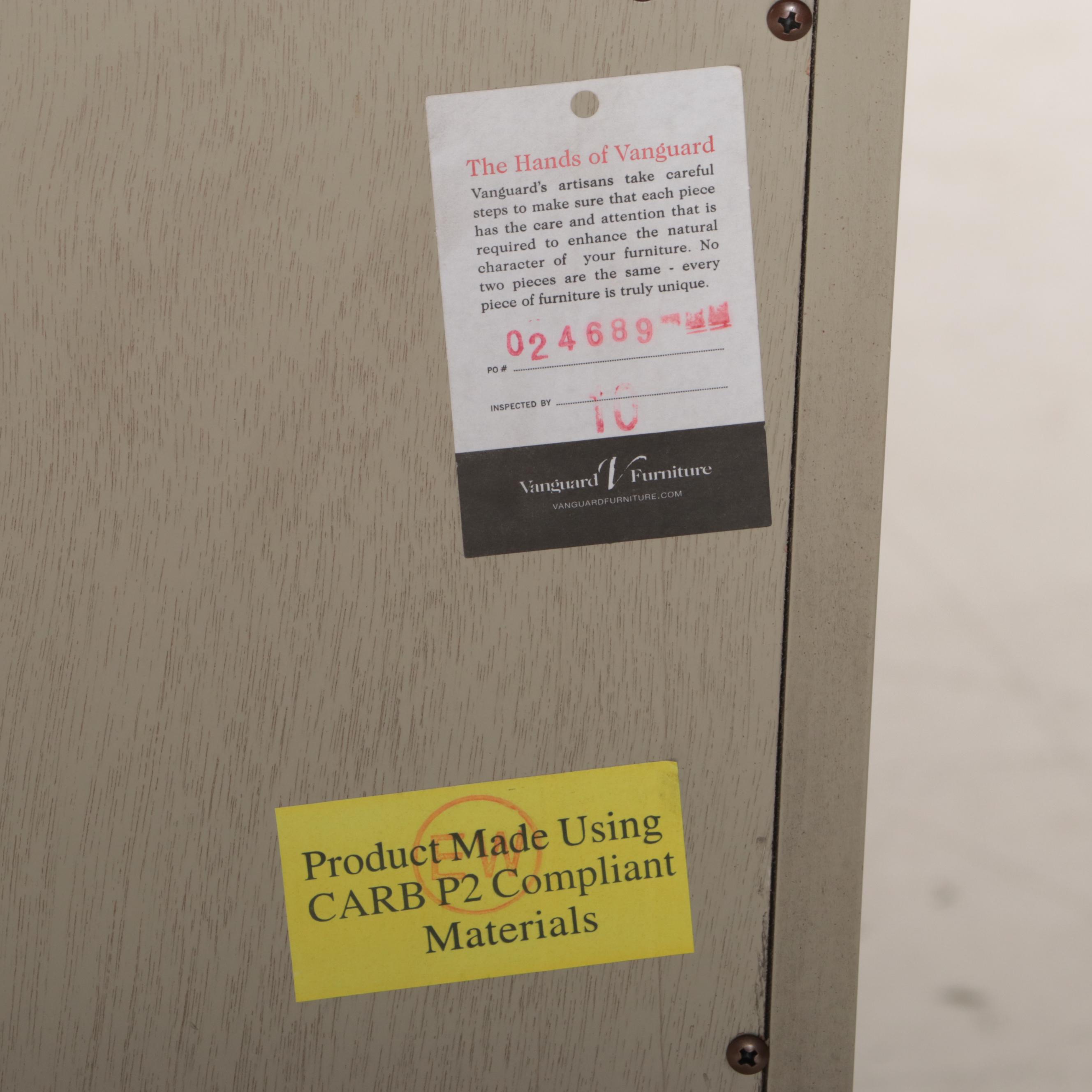 Vanguard Furniture "Forrester" Painted and Parcel-Ebonized Side Cabinet