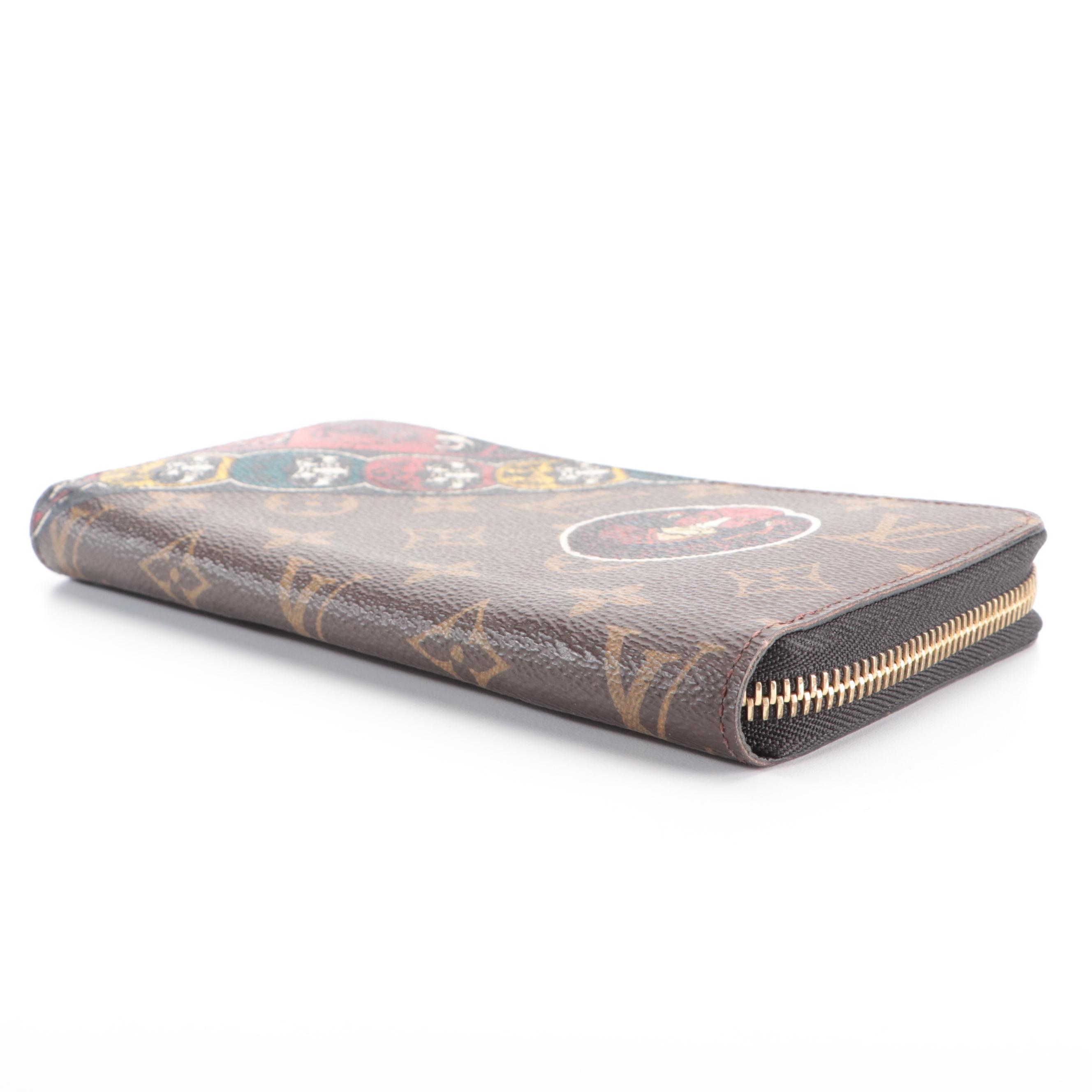 Louis Vuitton Zippy Wallet in Kabuki-Printed Monogram Canvas