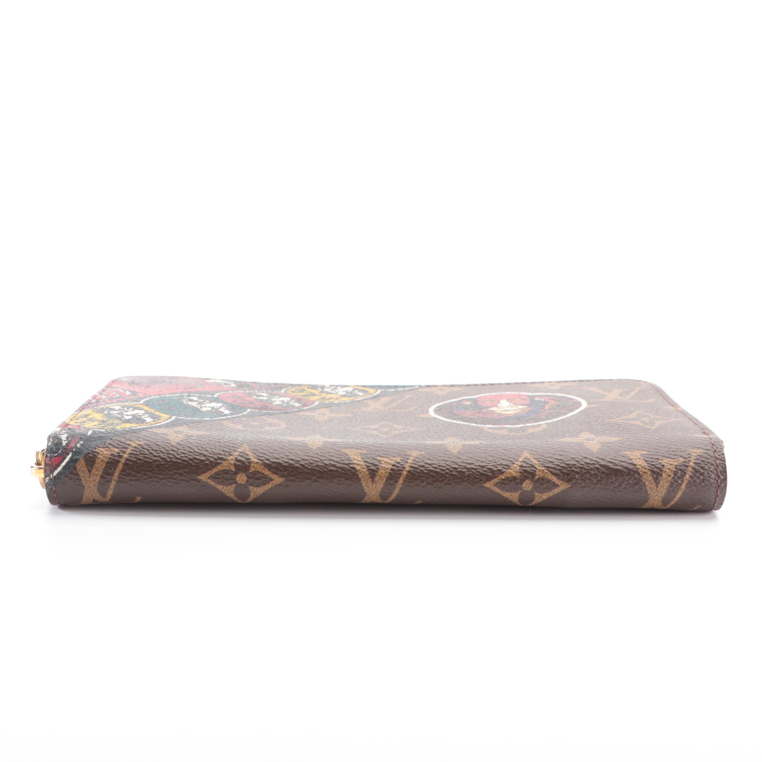 Louis Vuitton Zippy Wallet in Kabuki-Printed Monogram Canvas