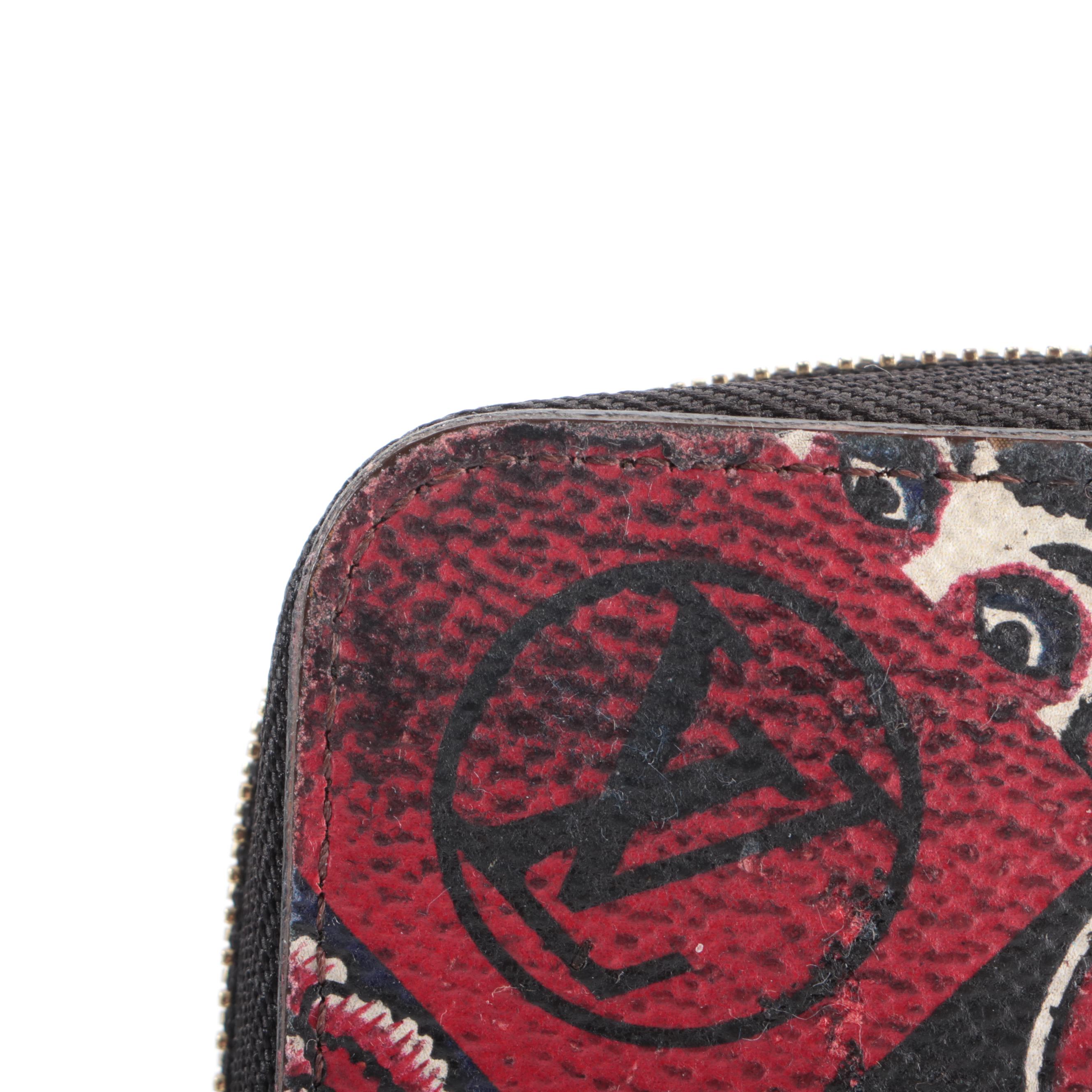 Louis Vuitton Zippy Wallet in Kabuki-Printed Monogram Canvas