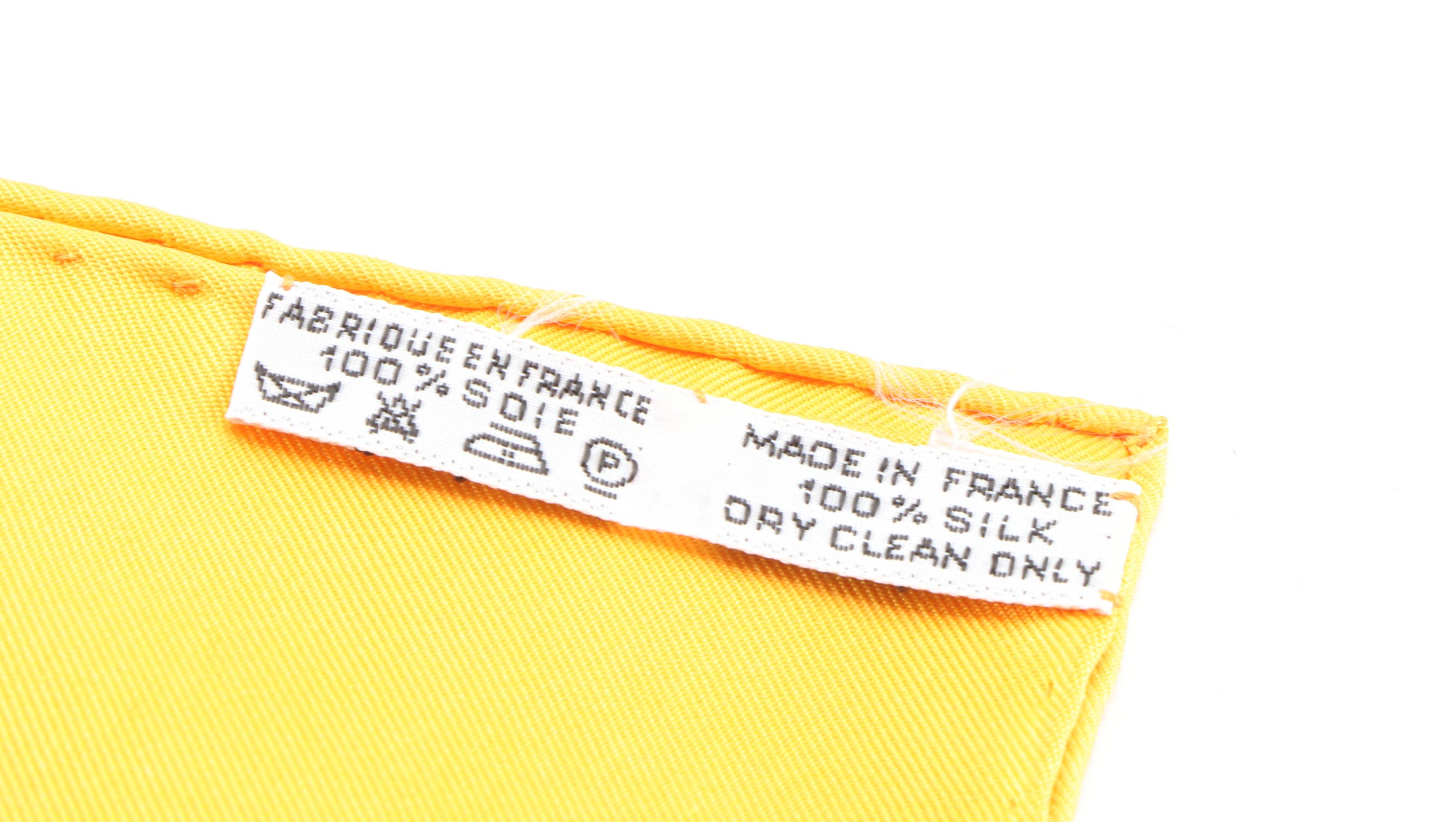 Hermès "La Prairie" Scarf in Silk Twill