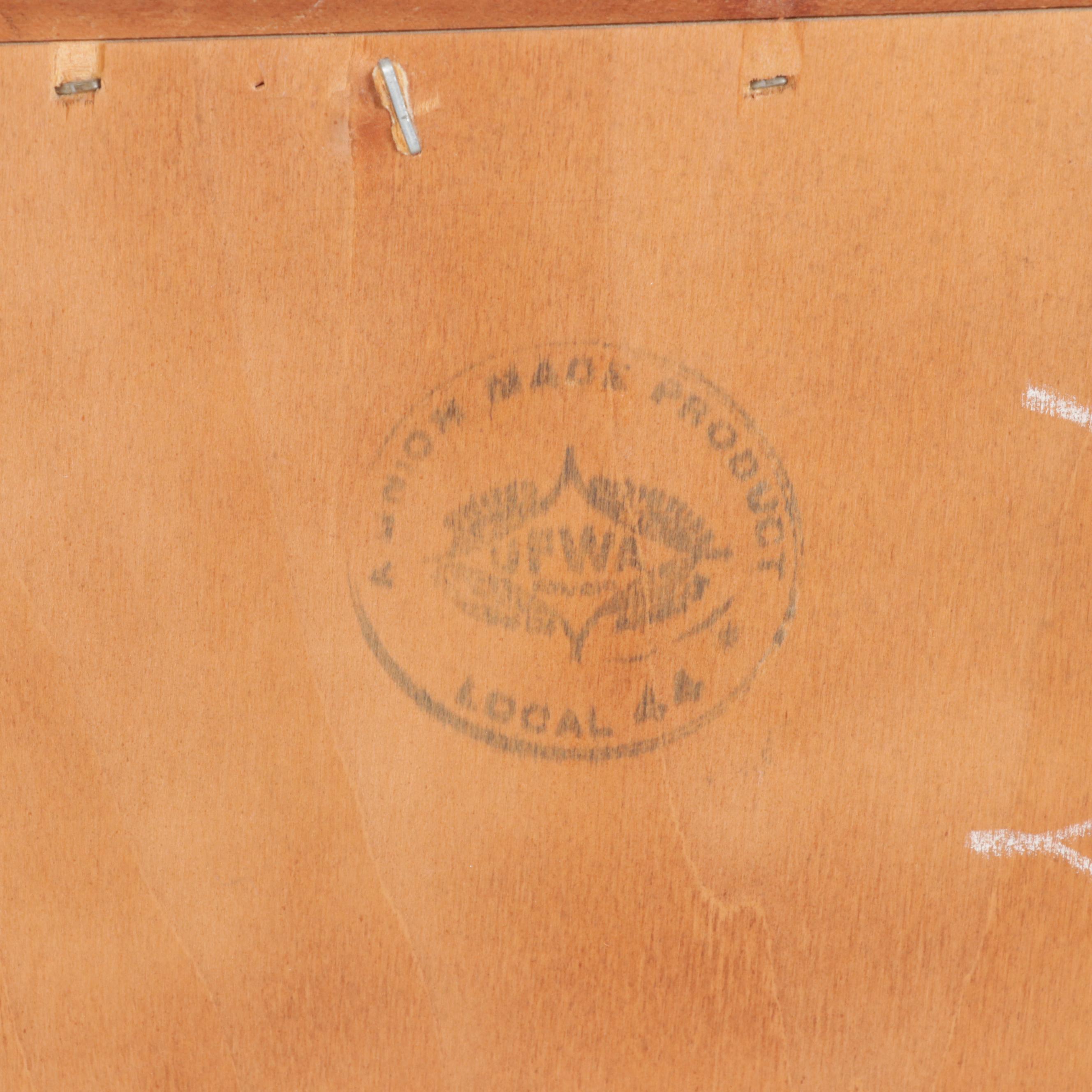 Maddox Tables Federal Style Cherry Secretary Desk, Mid-20th Century