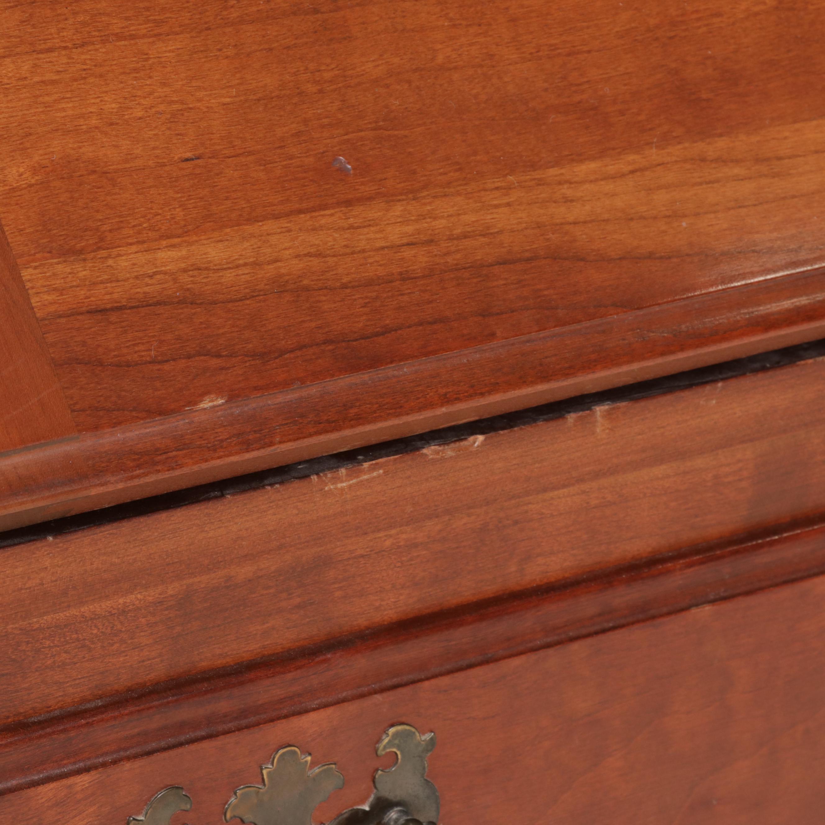 Maddox Tables Federal Style Cherry Secretary Desk, Mid-20th Century