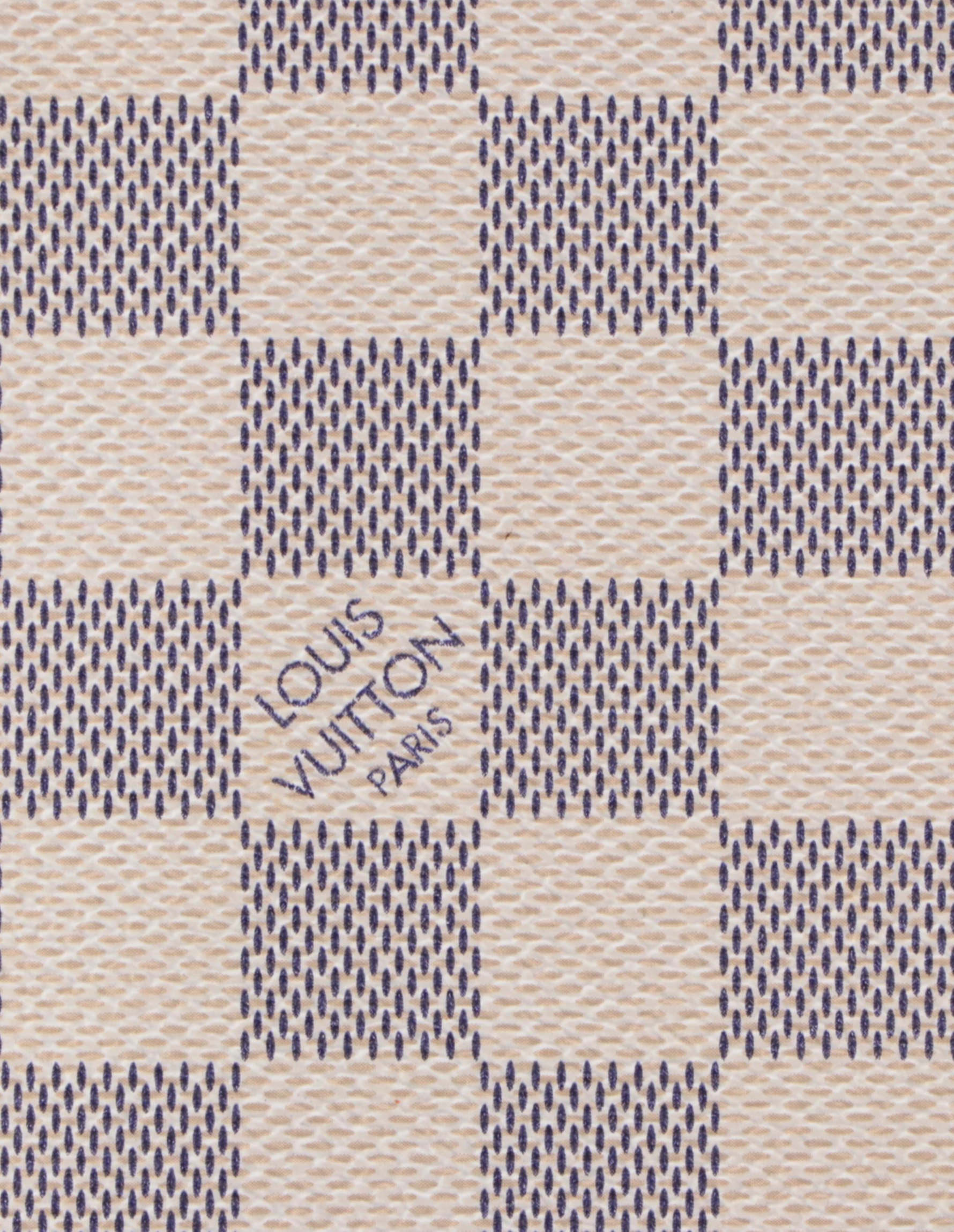 Louis Vuitton Neverfull Pochette in Damier Azur Canvas