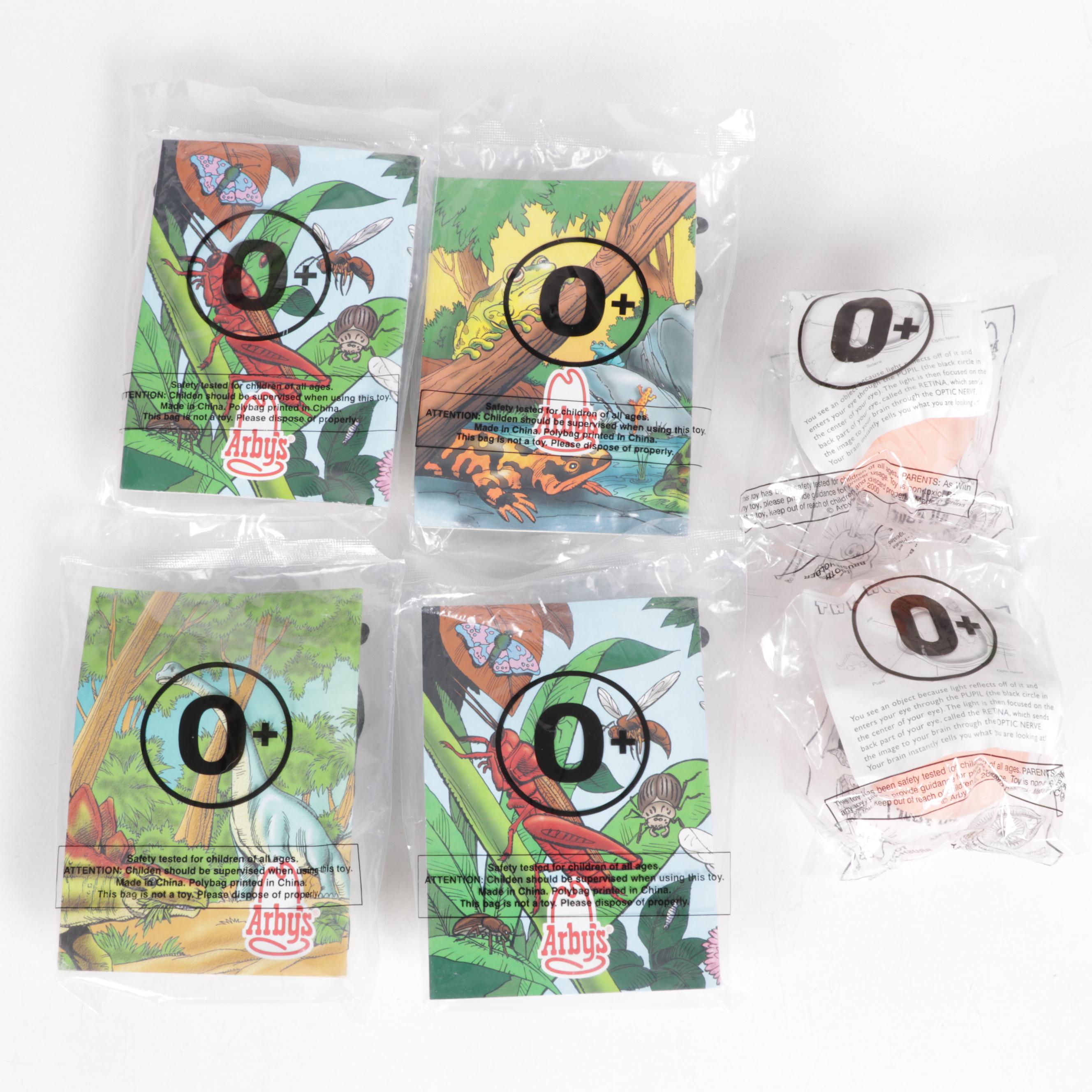 Arby's Kids Meal Toys Including "Zoobooks" and More