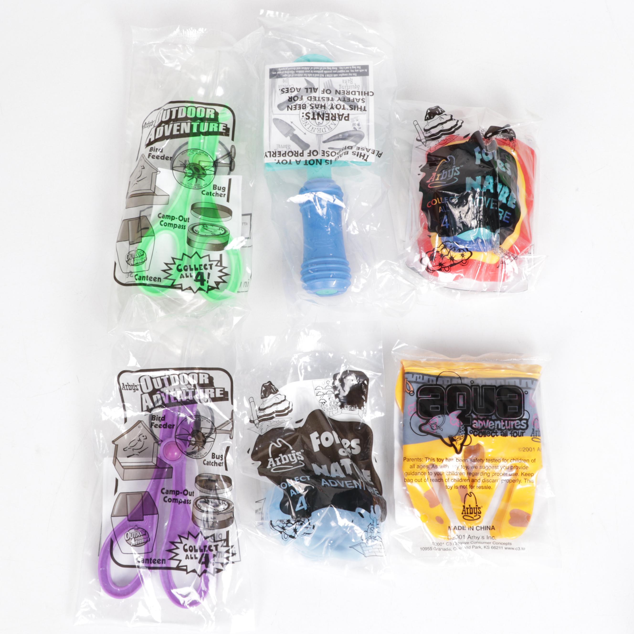 Arby's Kids Meal Toys Including "Zoobooks" and More