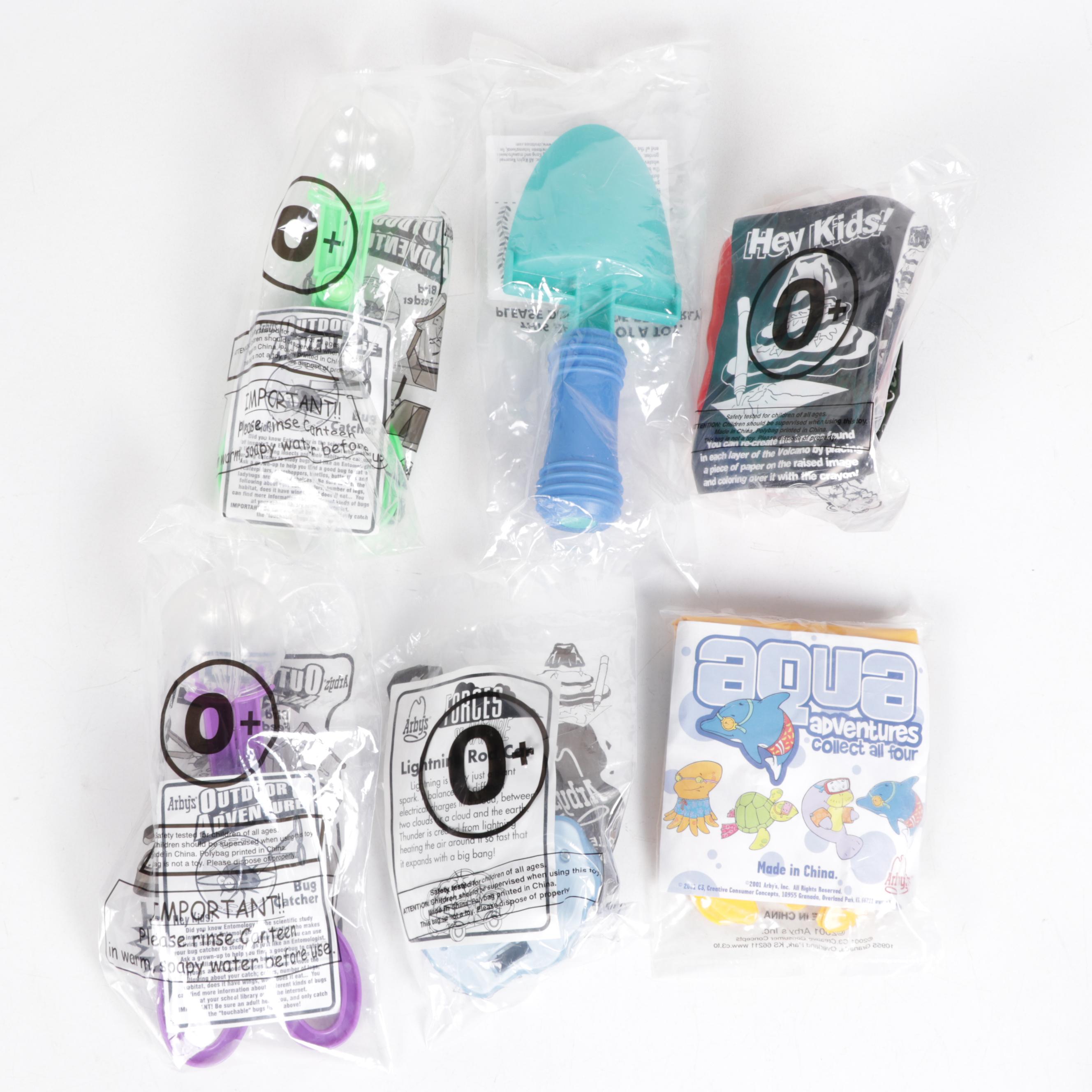 Arby's Kids Meal Toys Including "Zoobooks" and More