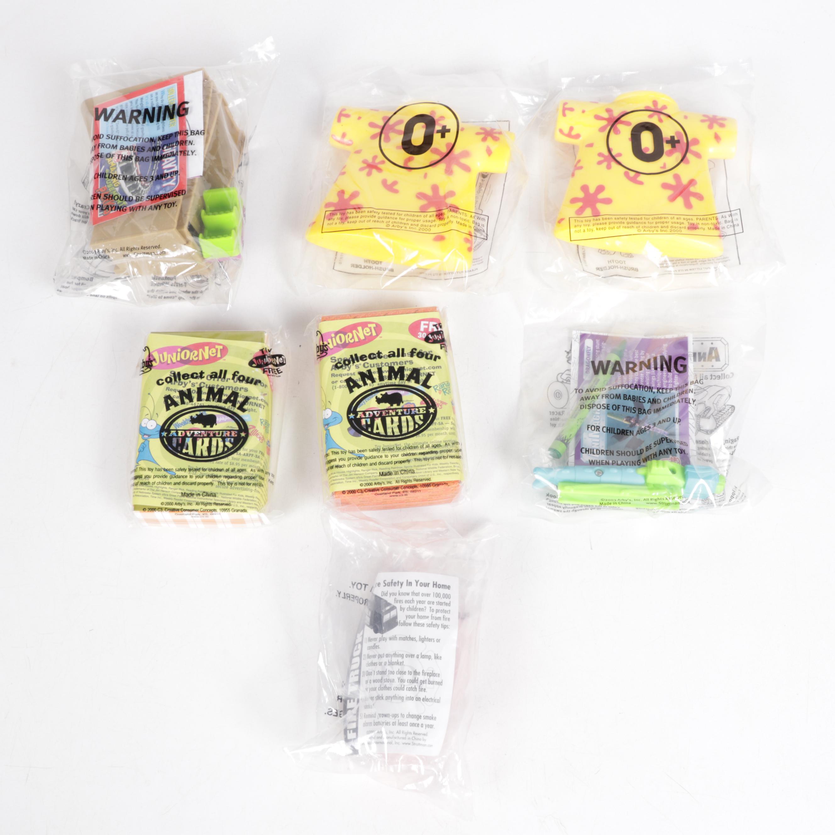 Arby's Kids Meal Toys Including "Zoobooks" and More