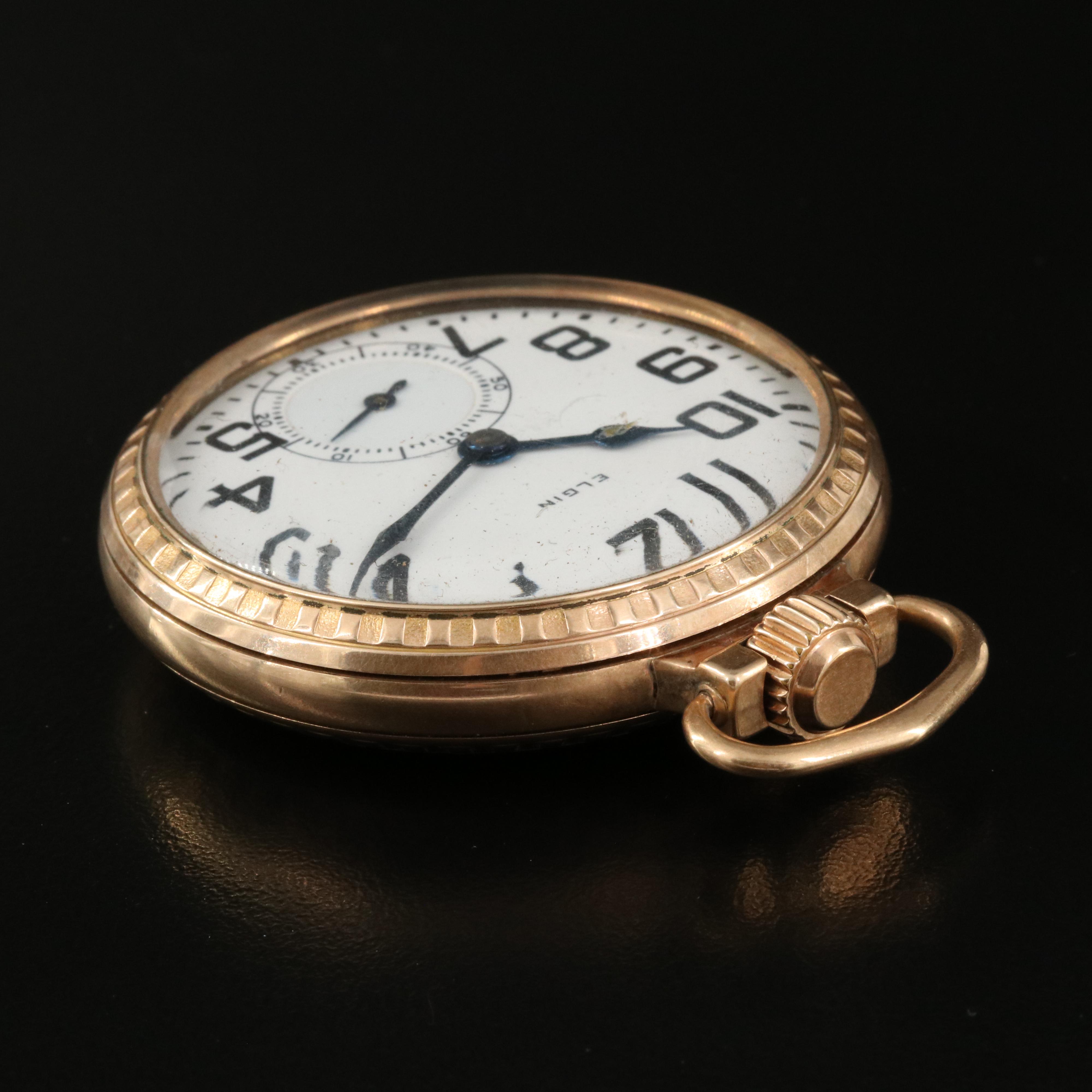 1925 Elgin Railroad Grade Pocket Watch