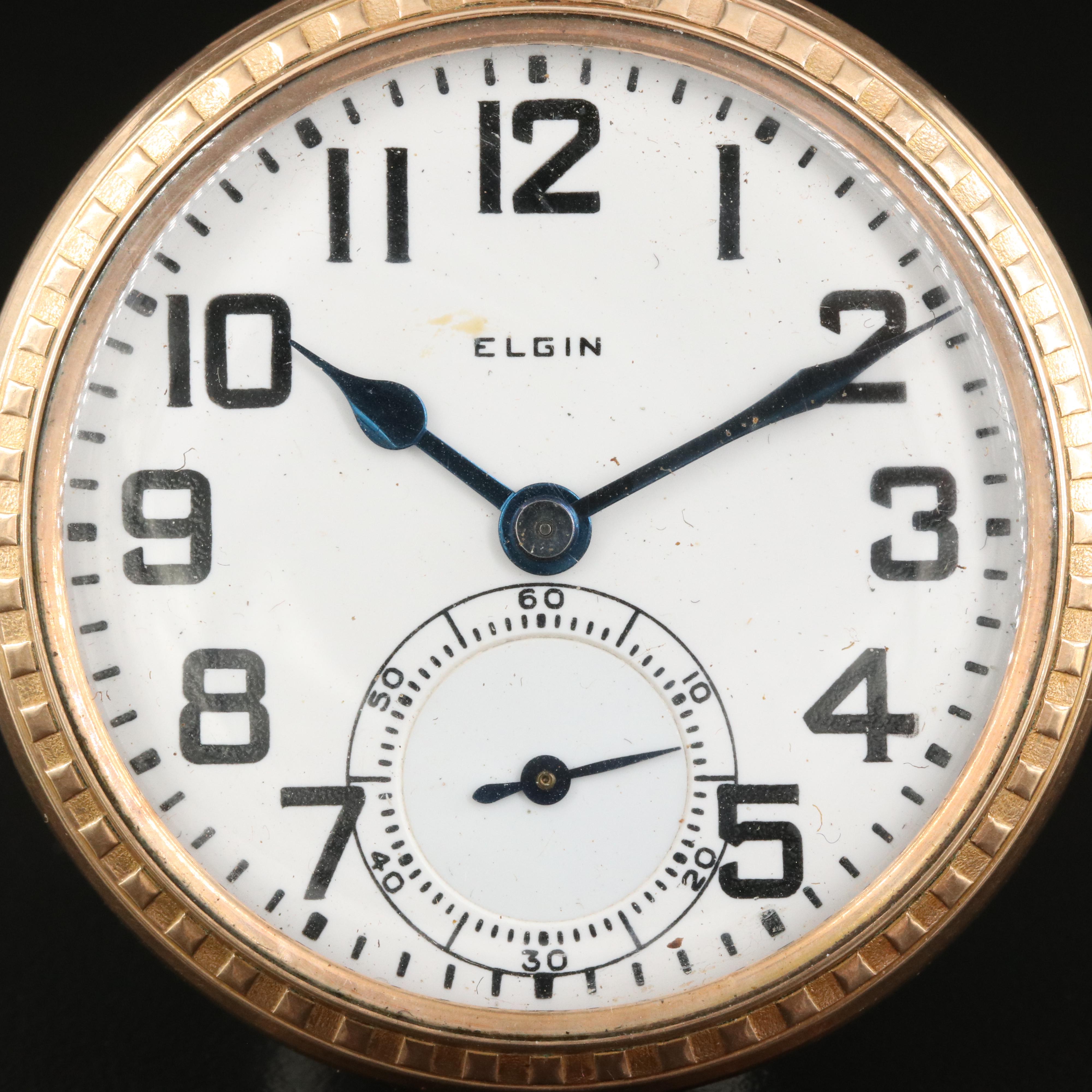 1925 Elgin Railroad Grade Pocket Watch