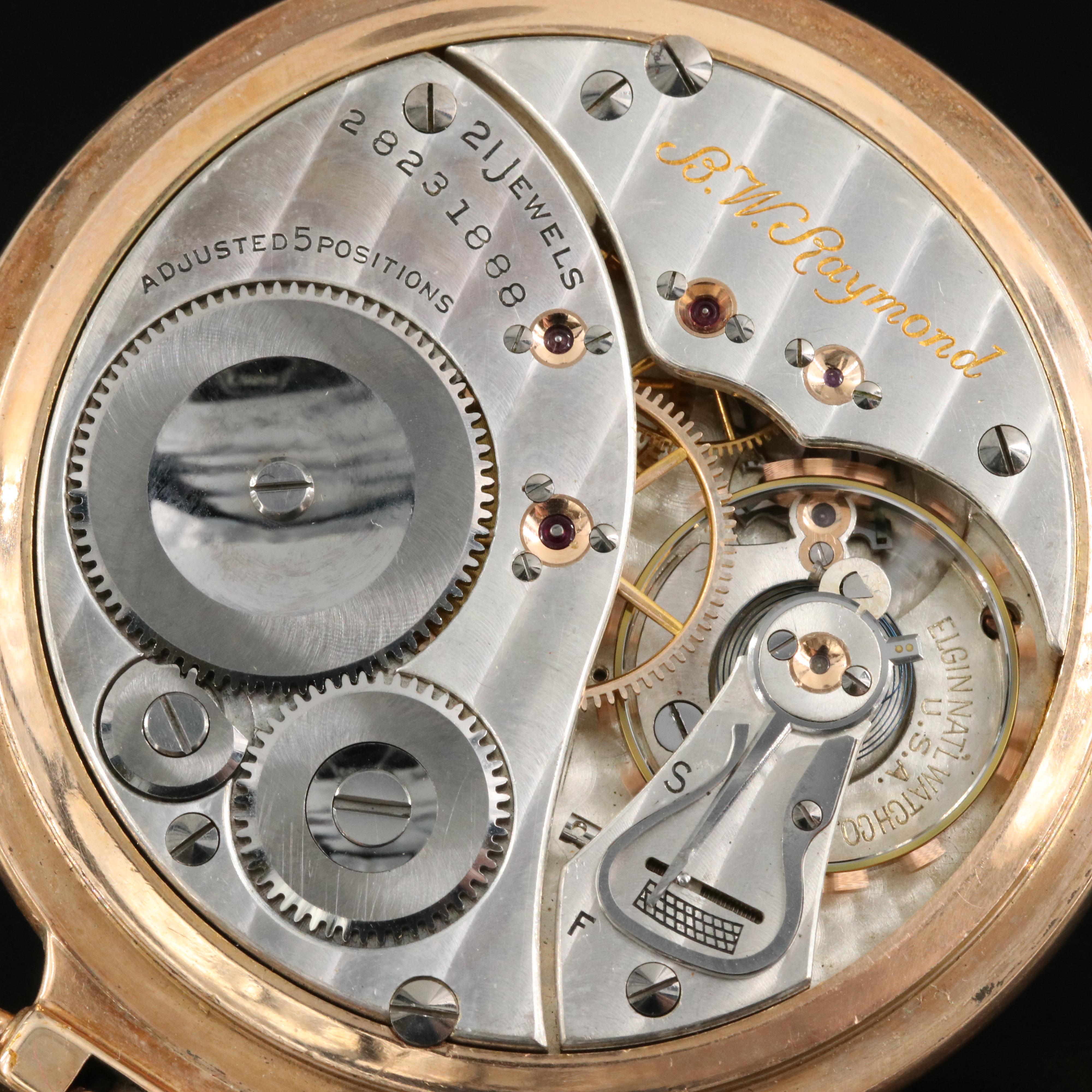 1925 Elgin Railroad Grade Pocket Watch