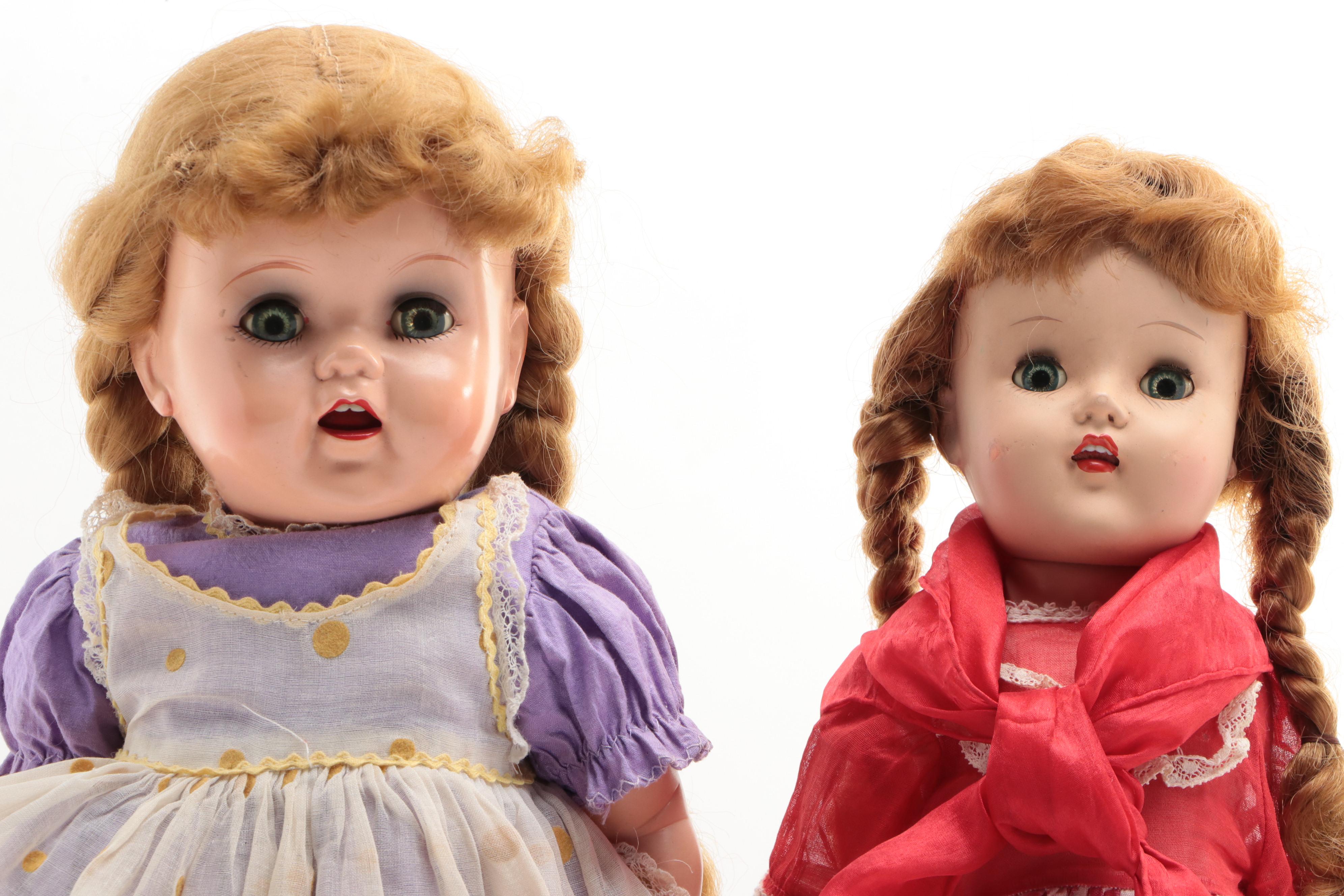 Ideal "Saucy Walker" Dolls, Mid-20th Century