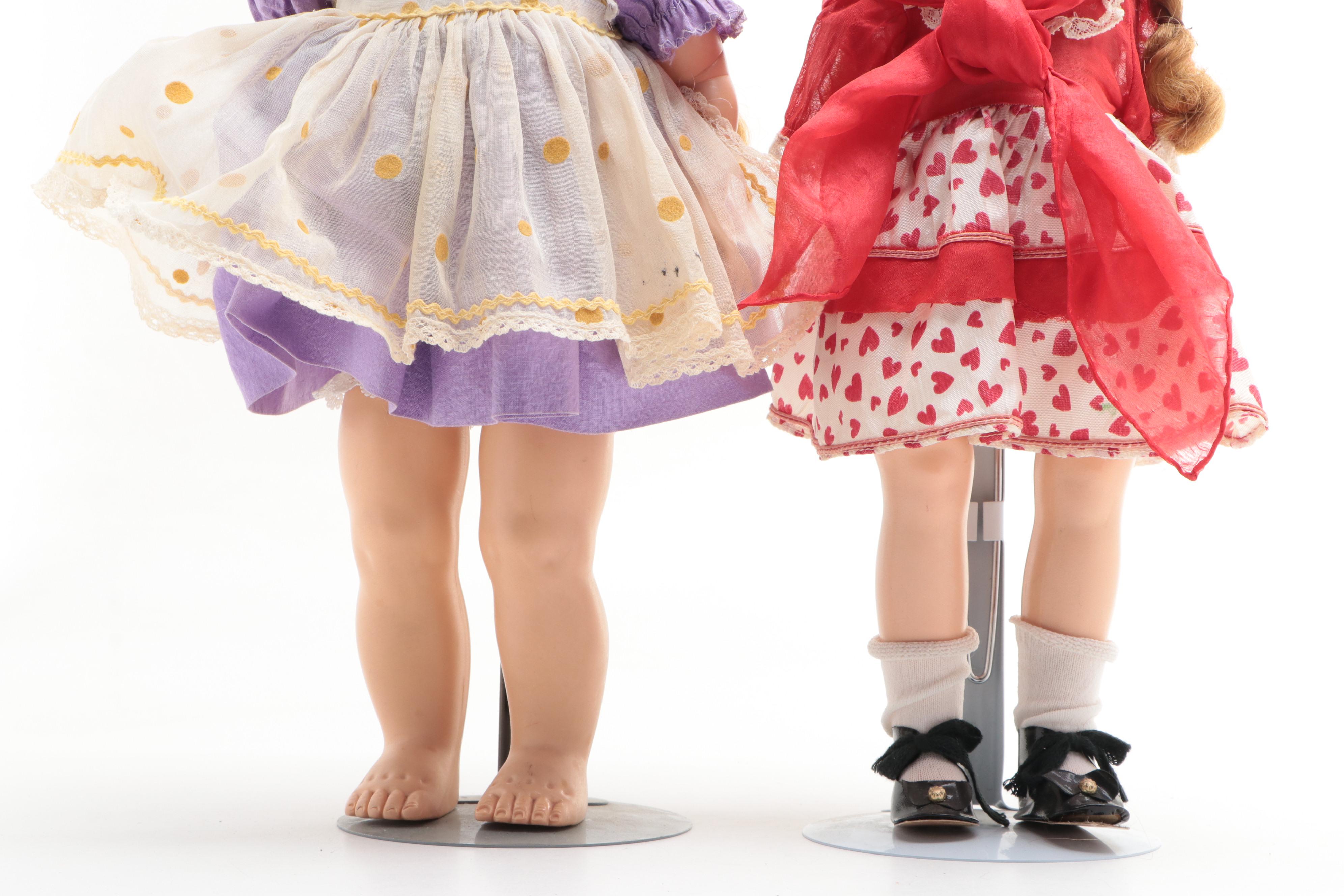 Ideal "Saucy Walker" Dolls, Mid-20th Century