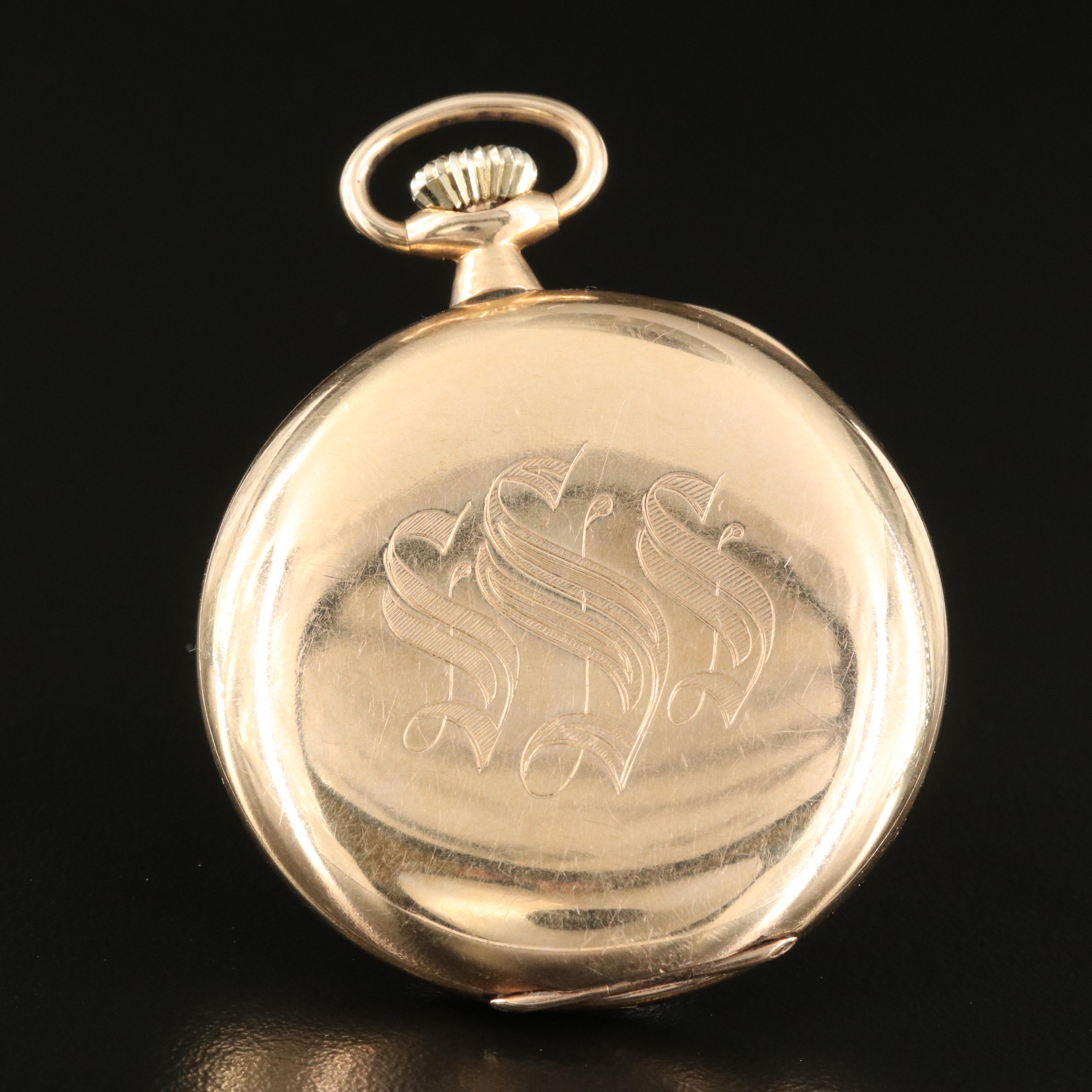 1922 Hamilton Open Face Pocket Watch