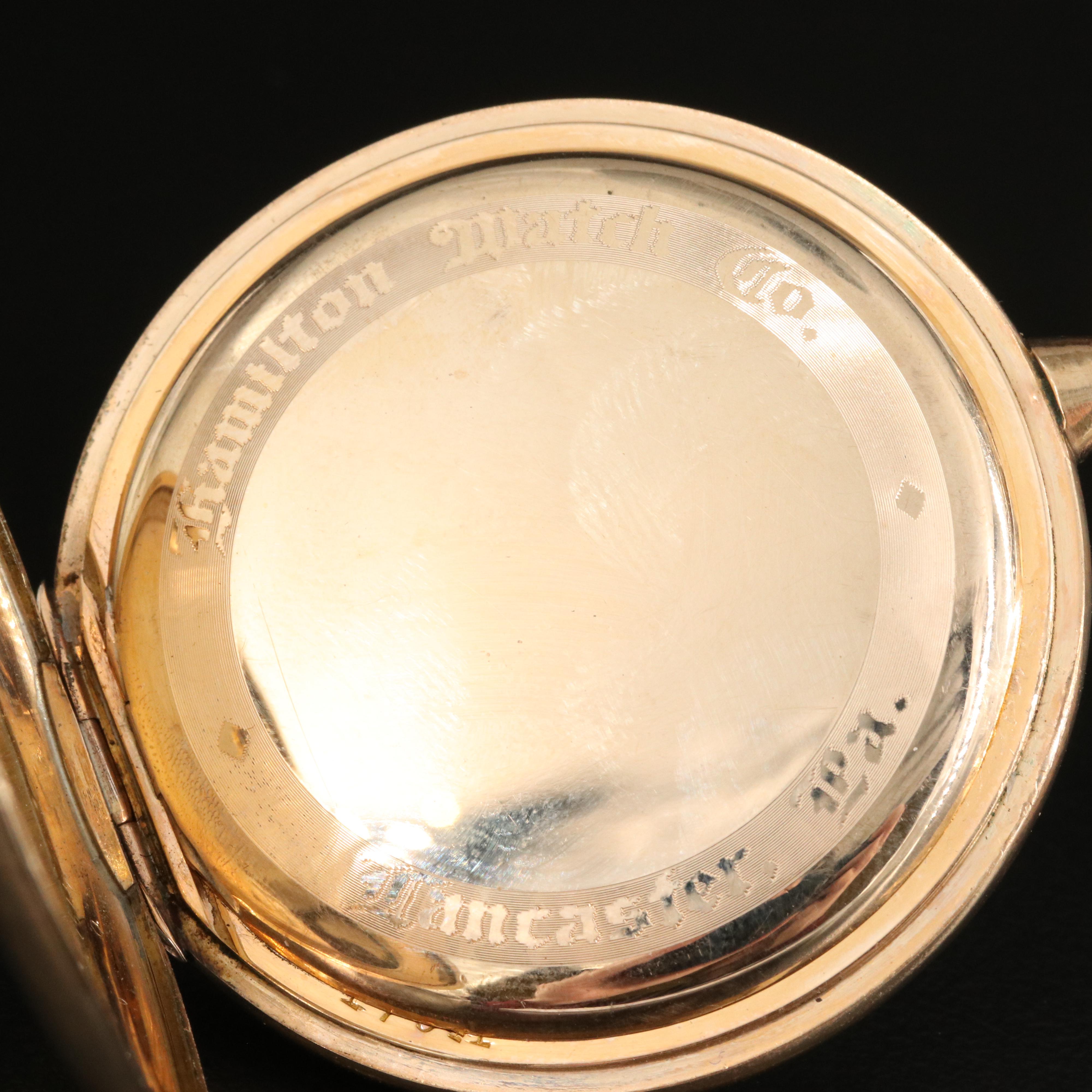 1922 Hamilton Open Face Pocket Watch