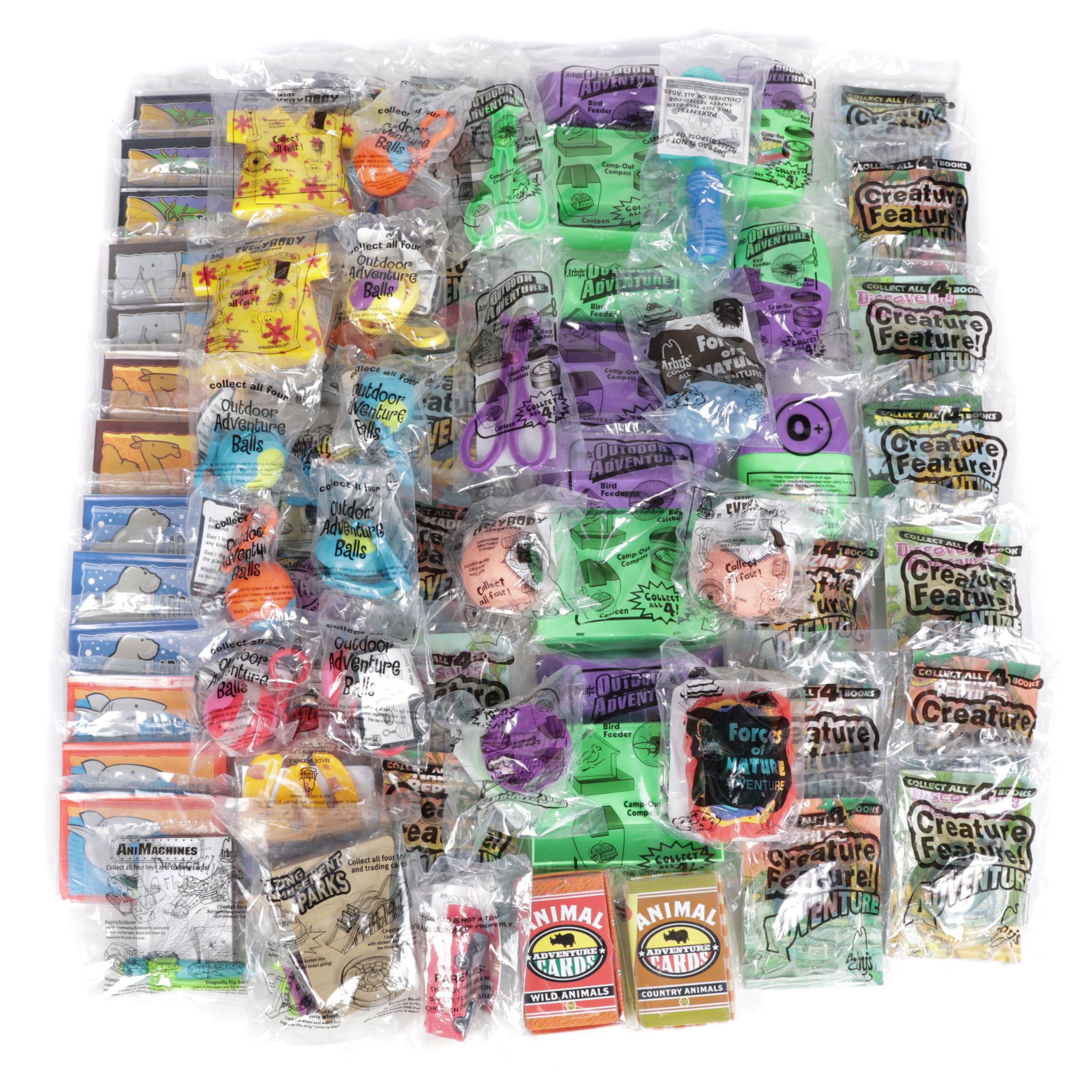 Arby's Kids Meal Toys Including "Zoobooks" and More