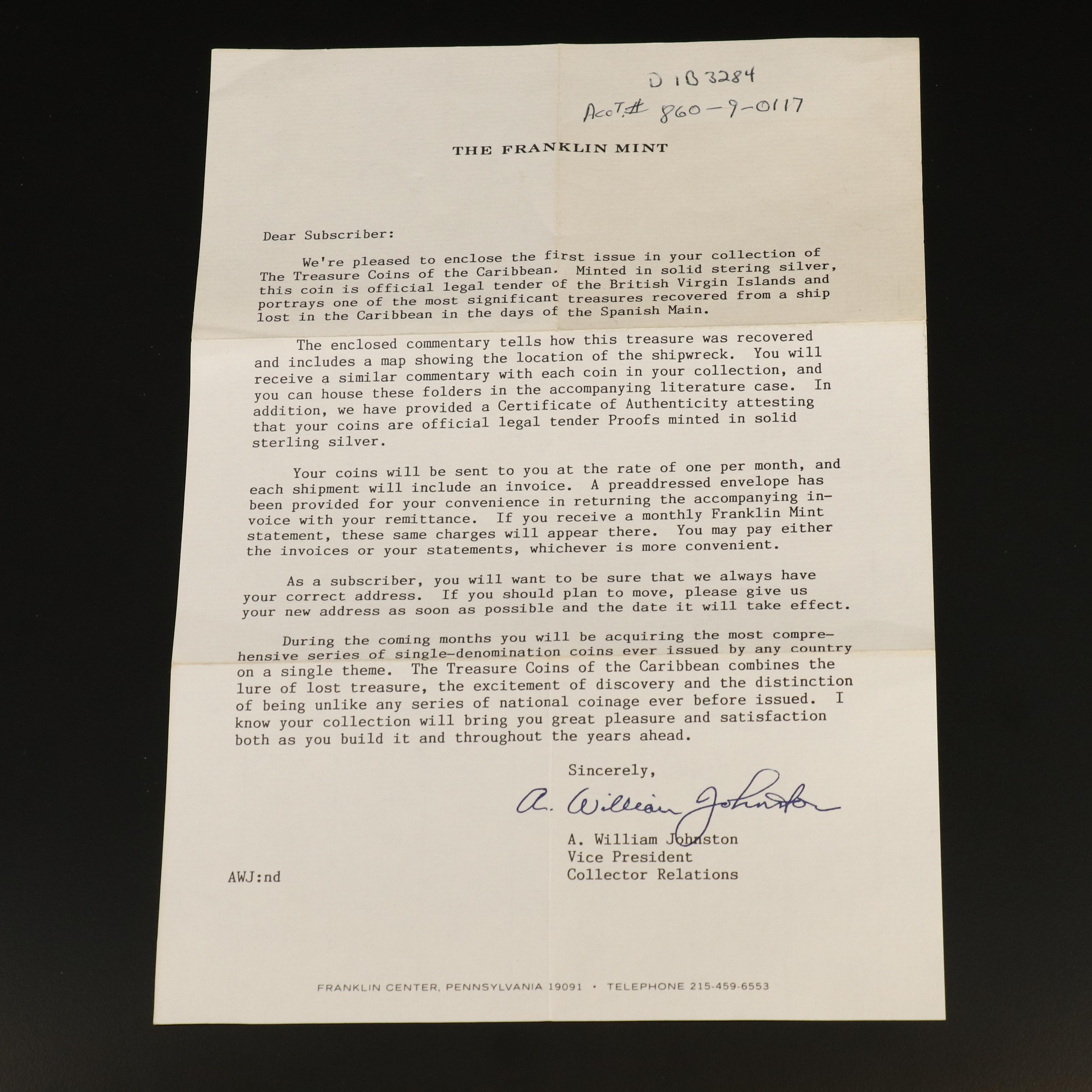 "Treasure Coins of the Caribbean" Complete 1985 Set of 25 BVI Silver Coins