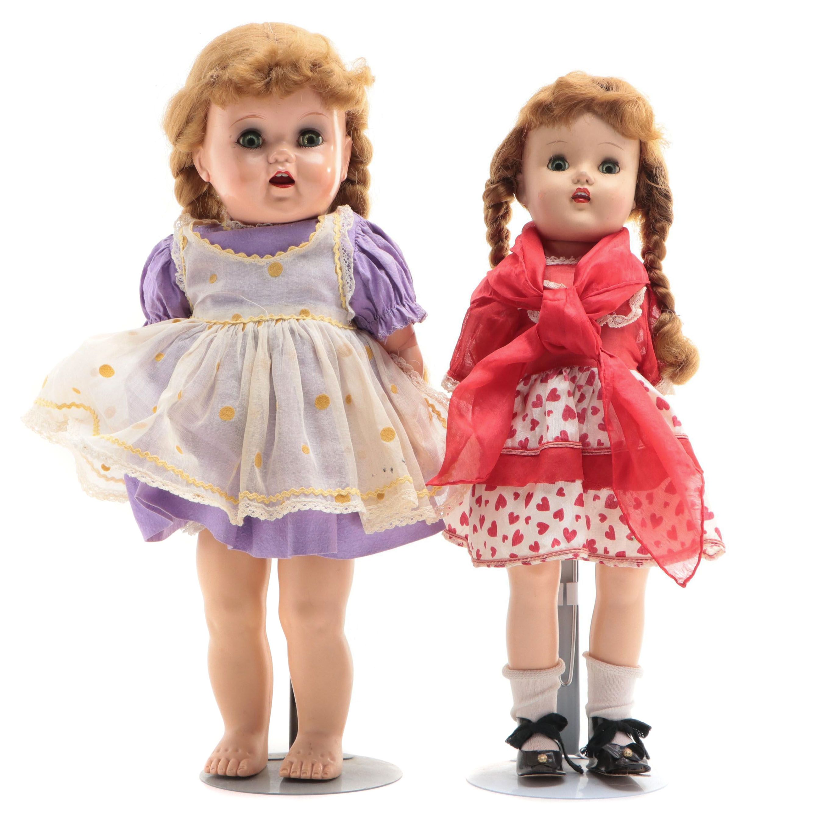 Ideal "Saucy Walker" Dolls, Mid-20th Century
