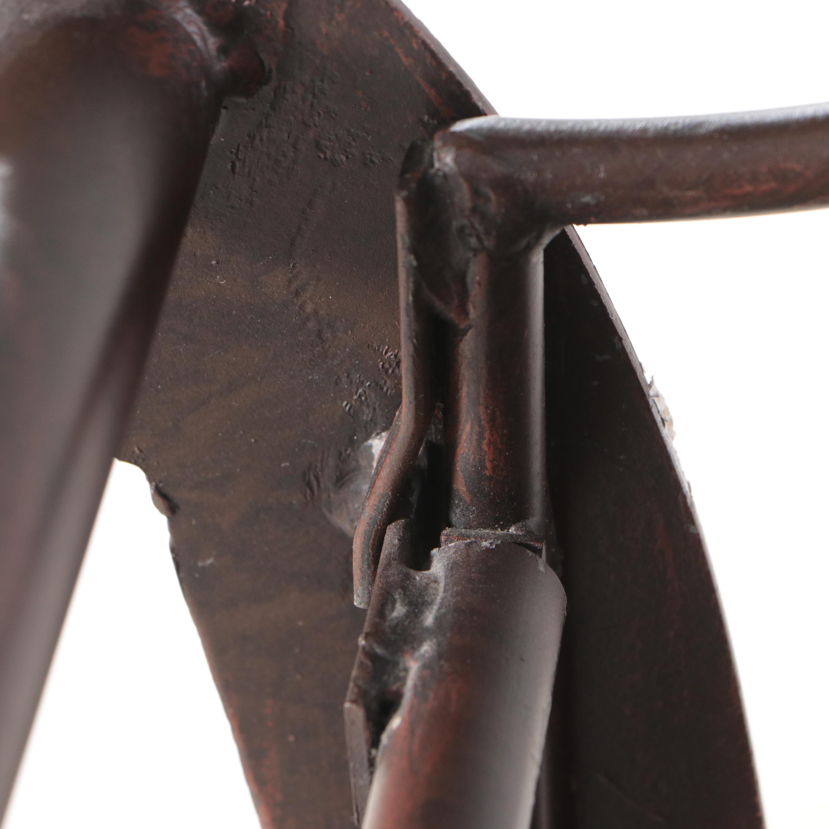 Thomasville Ernest Hemingway "Corrida" Cast Aluminum and Leather Sleigh Day Bed