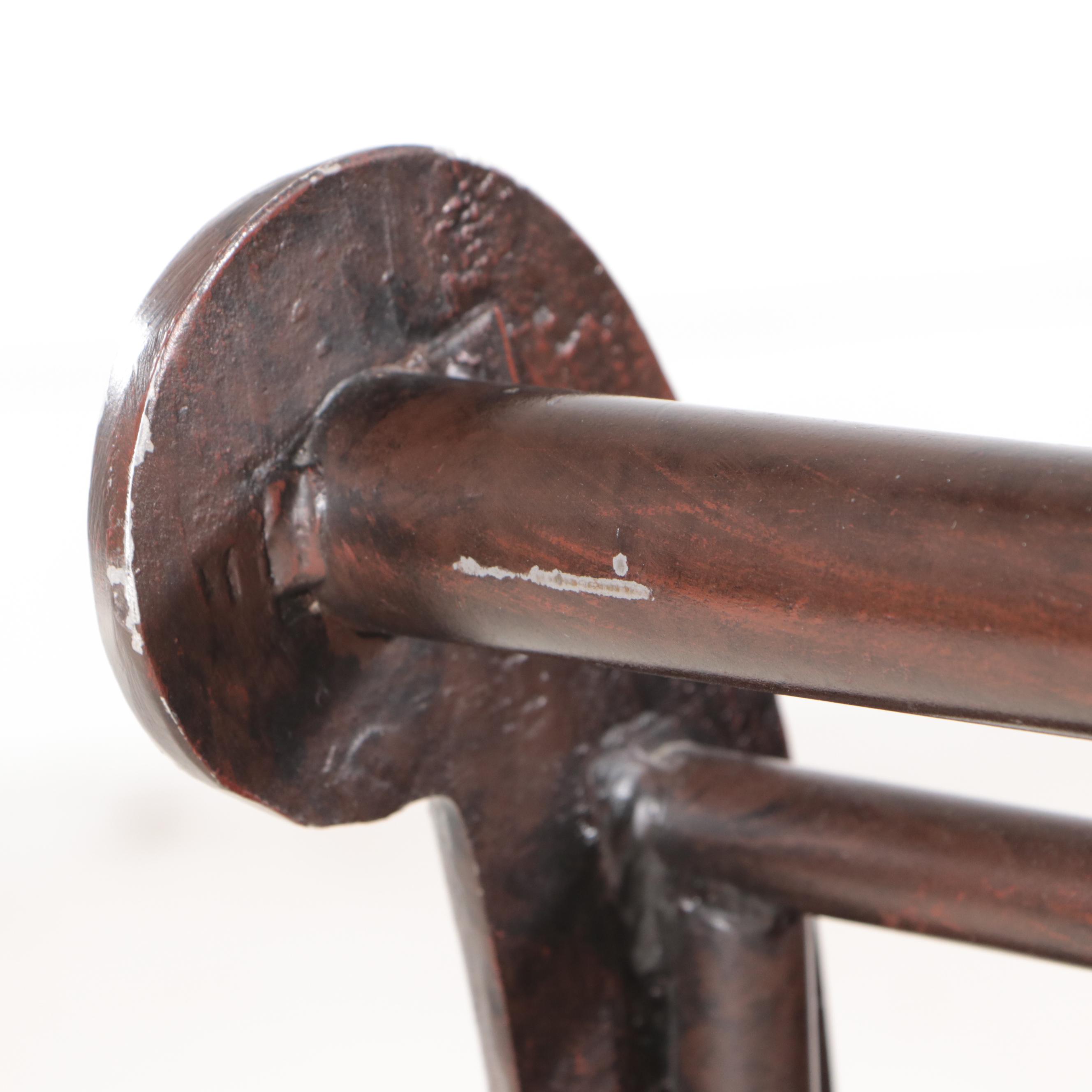 Thomasville Ernest Hemingway "Corrida" Cast Aluminum and Leather Sleigh Day Bed