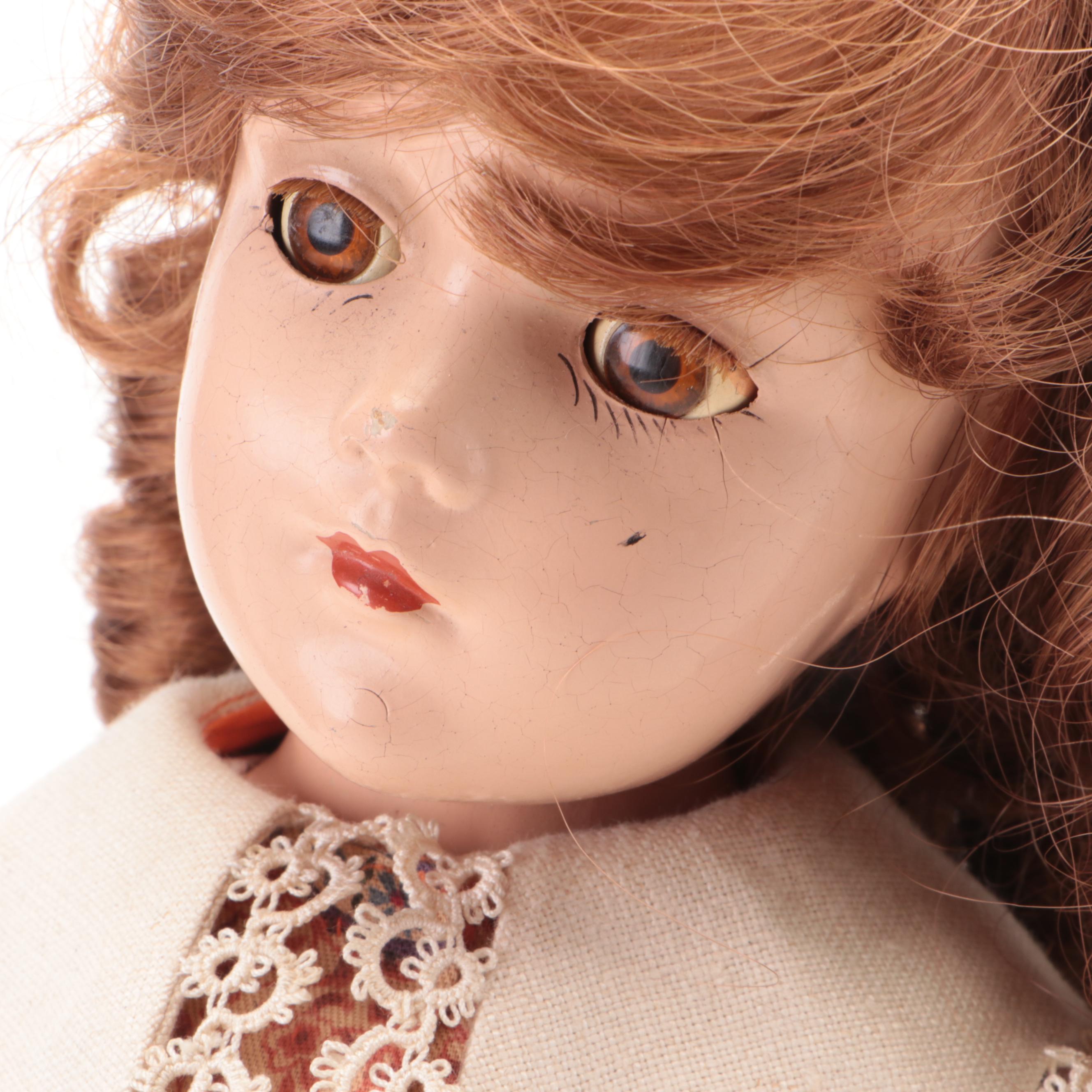 Mary Hoyer, Arranbee with Other Composition Sleepy Eyes Dolls, Mid-20th Century