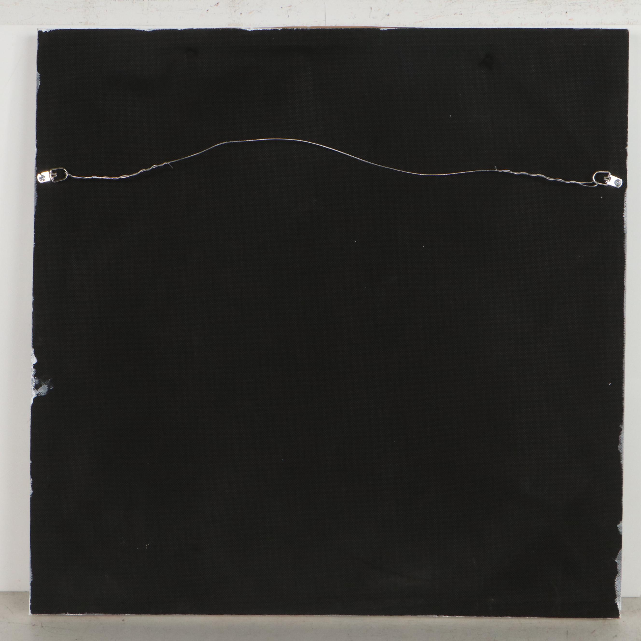 Robbie Kemper Abstract Acrylic Painting "Blendy Wash Angles"