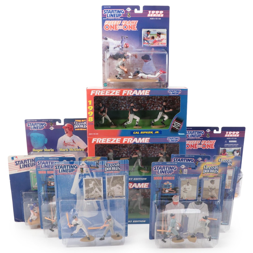 Kenner Starting Lineup Freeze Frame, Classic Doubles Babe, More Baseball Figures