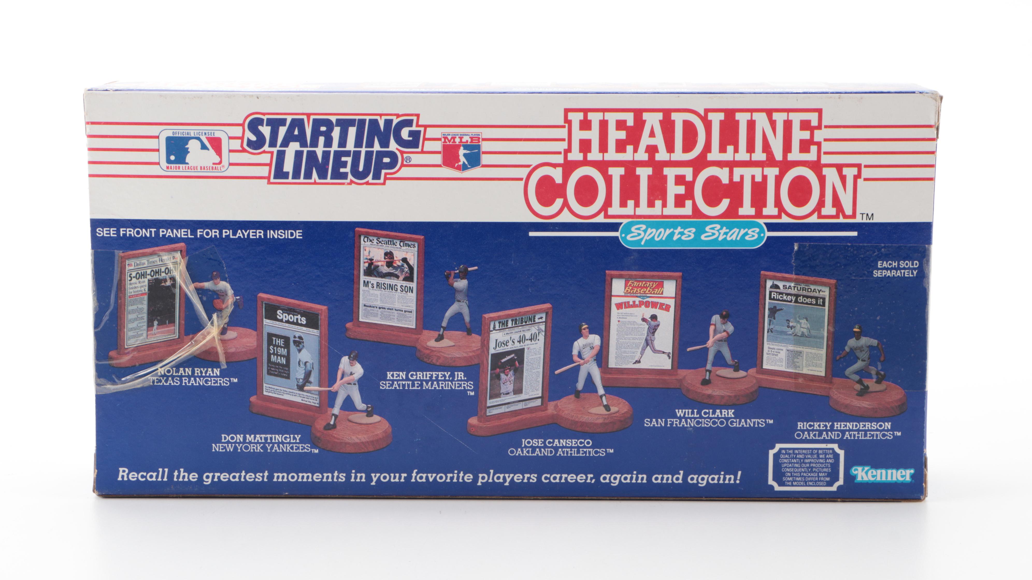 Kenner Starting Lineup Headline Collection Ken Griffey Jr. and More Figures