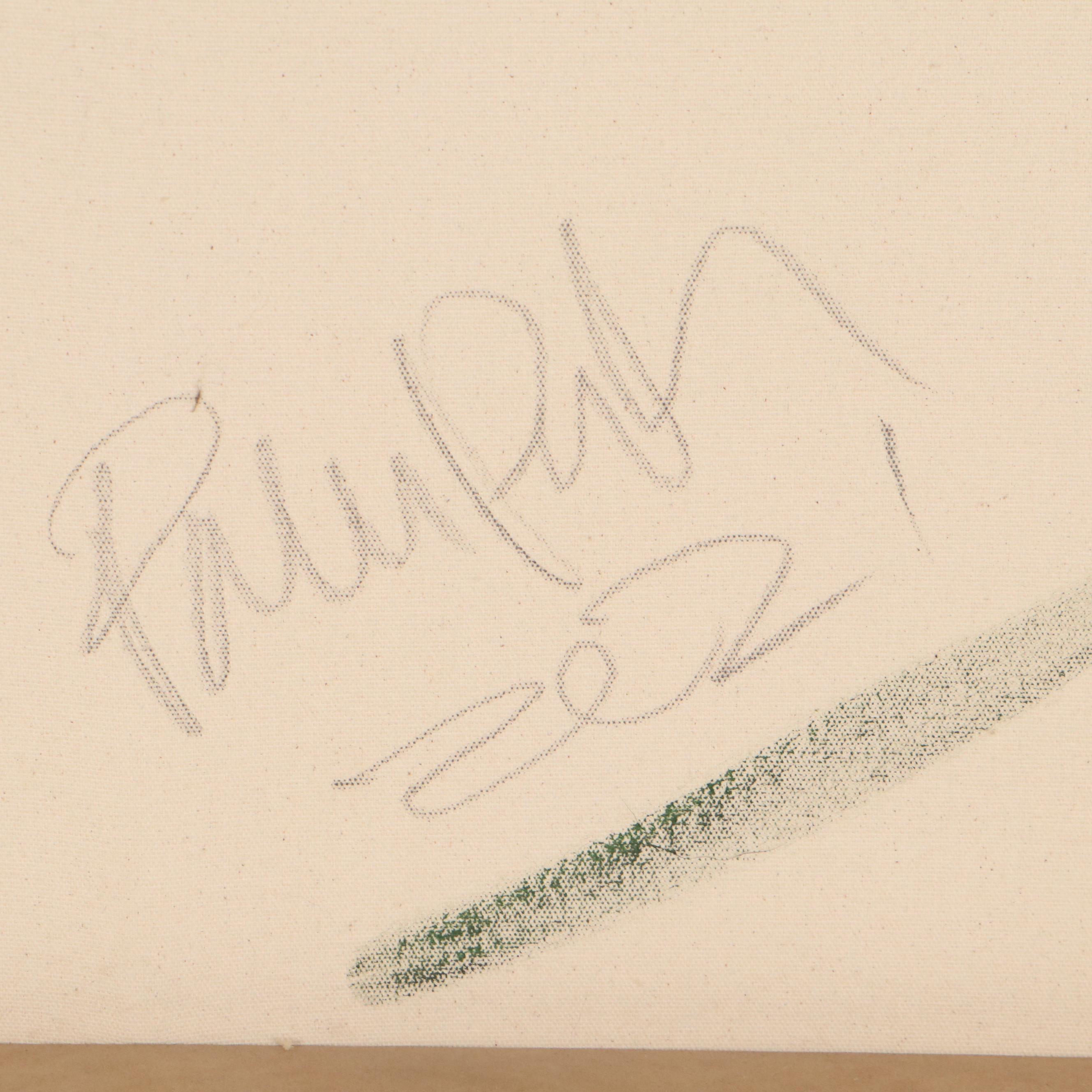 Robbie Kemper Abstract Acrylic Painting "Magenta Salad"