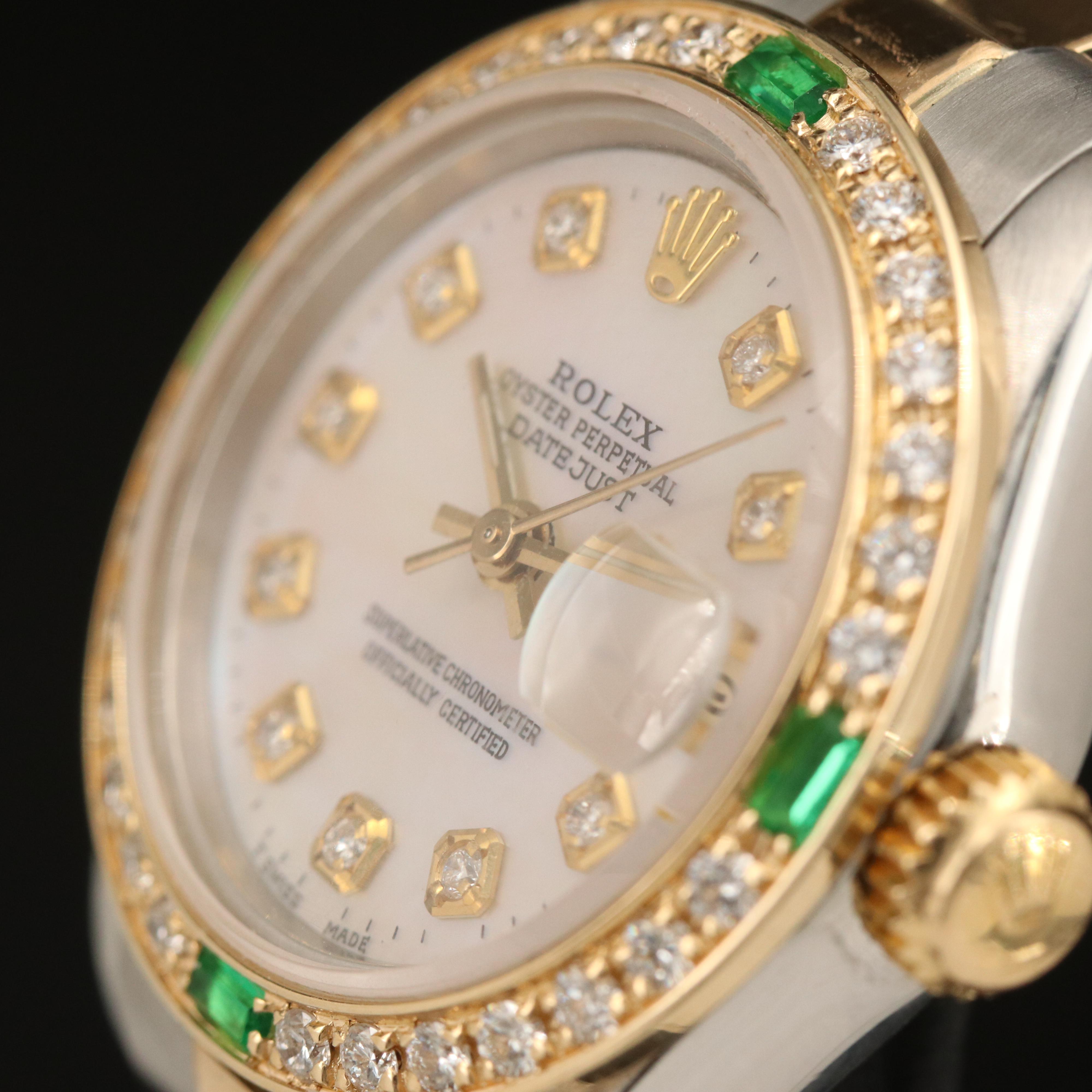 1987 Rolex Oyster Perpetual Datejust Diamond Watch