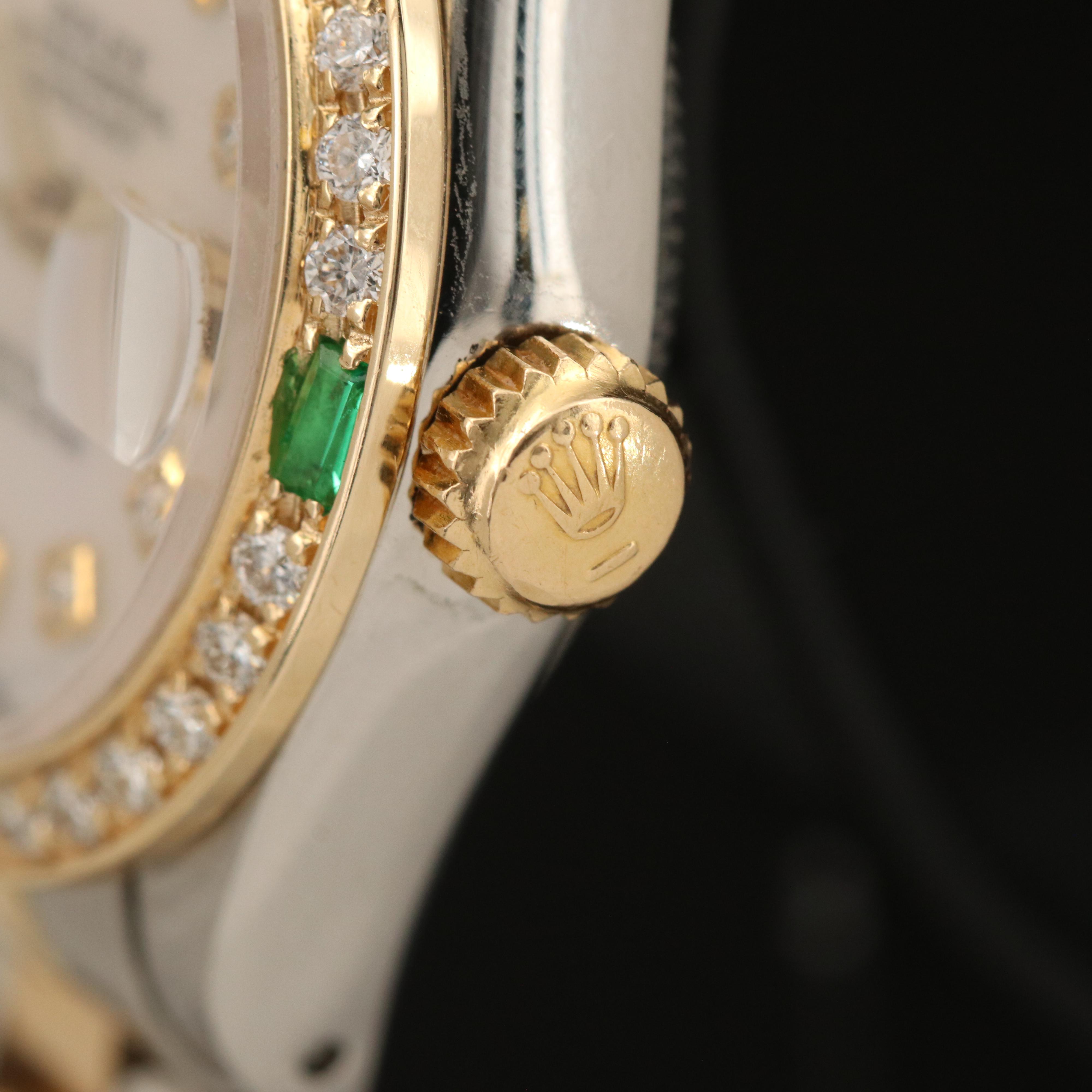 1987 Rolex Oyster Perpetual Datejust Diamond Watch
