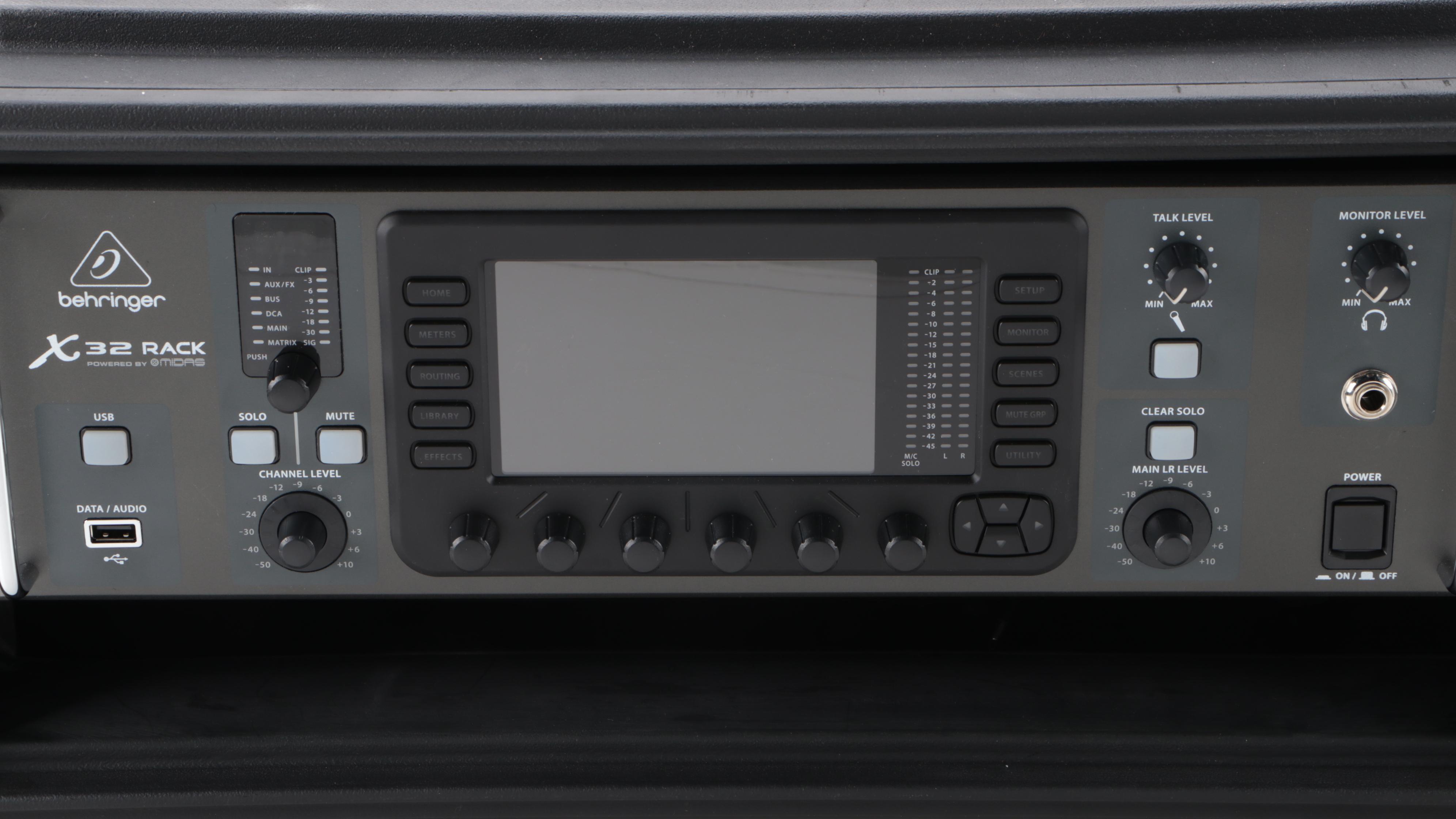 Behringer X32 Rack Sound Mixer with Hard Shell Case