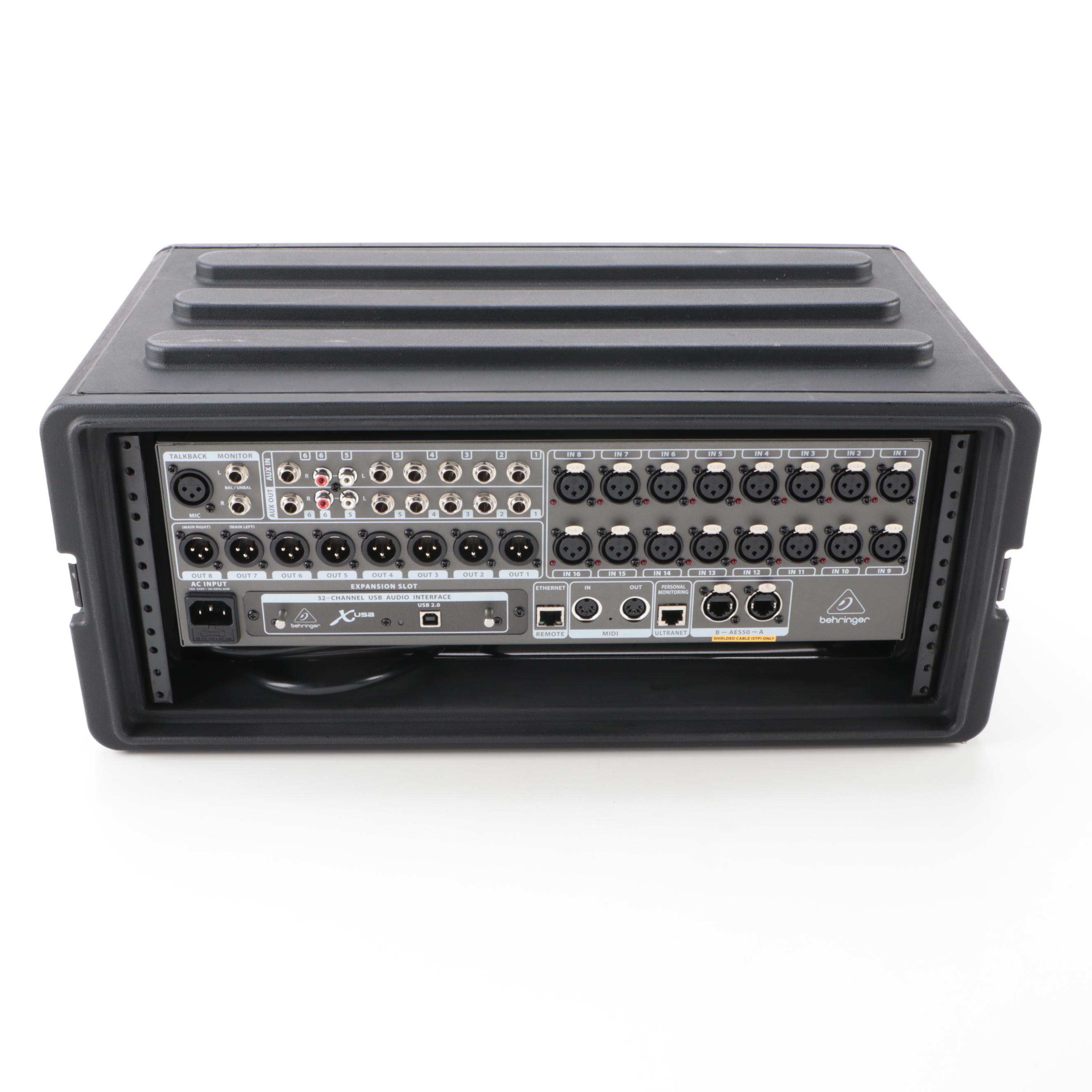 Behringer X32 Rack Sound Mixer with Hard Shell Case