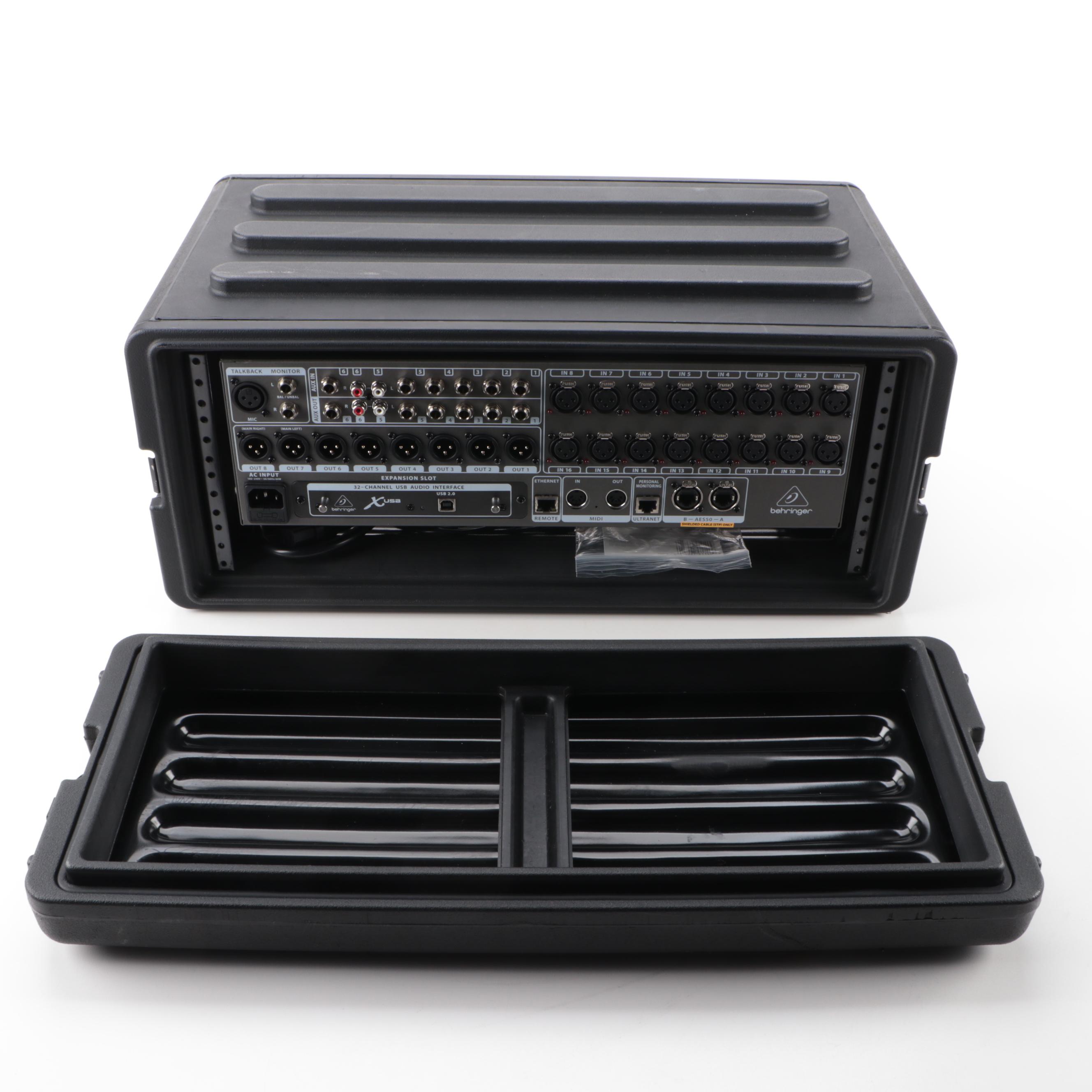 Behringer X32 Rack Sound Mixer with Hard Shell Case