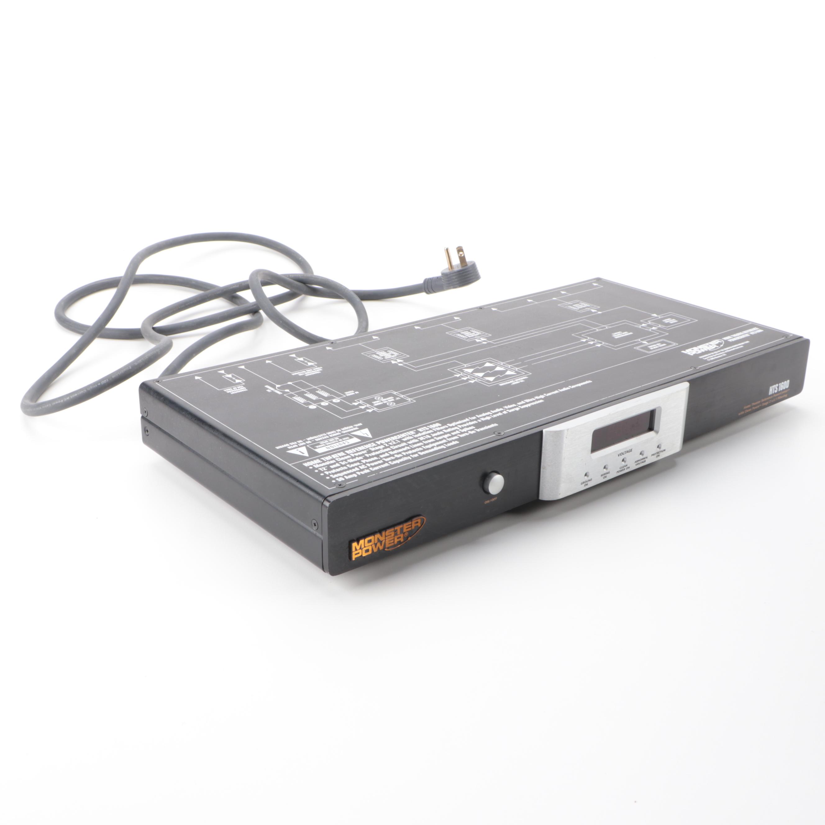 Yamaha RX-V377 AV Receiver with Monster Power Home Theater Power Center