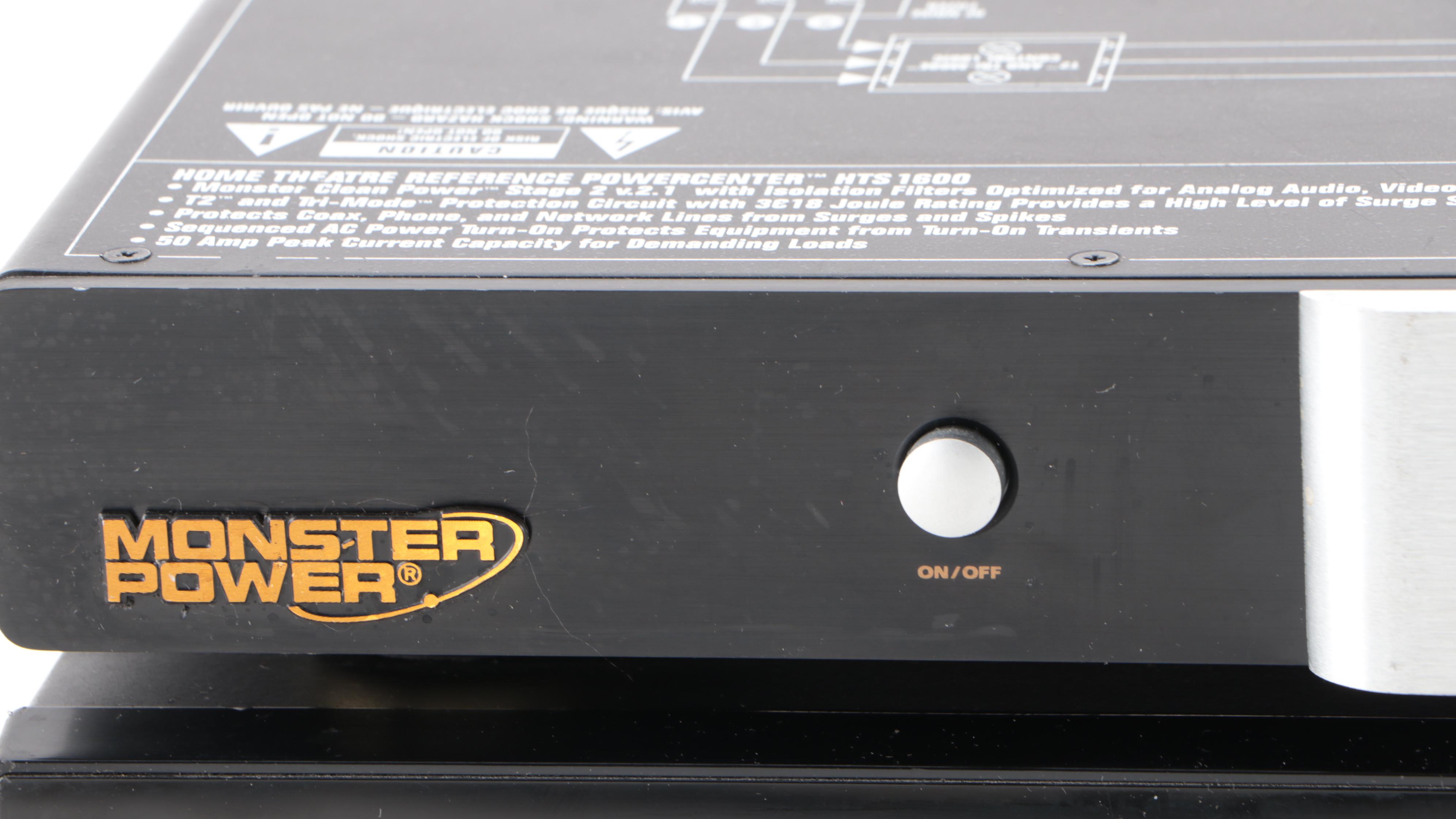 Yamaha RX-V377 AV Receiver with Monster Power Home Theater Power Center