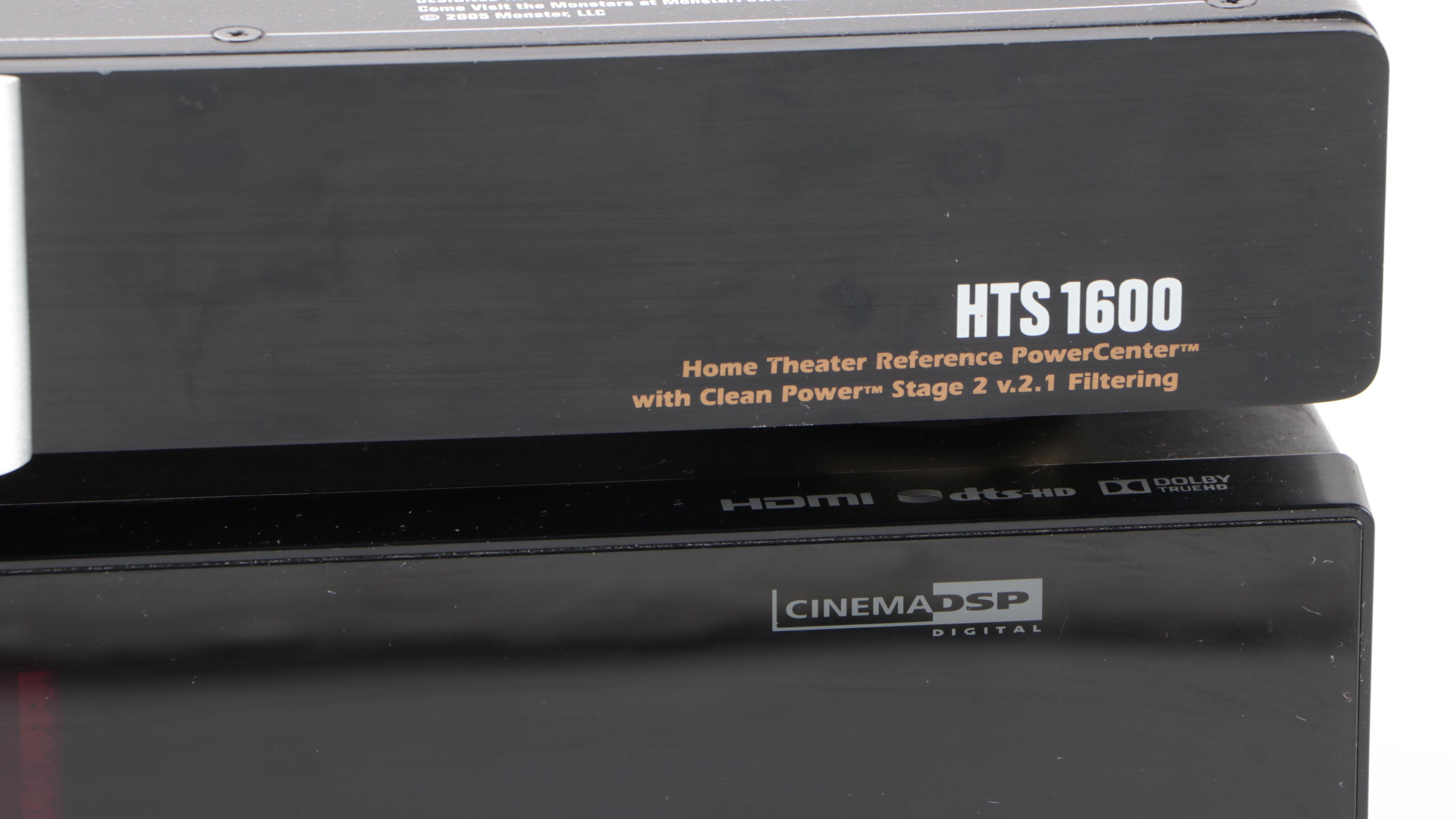 Yamaha RX-V377 AV Receiver with Monster Power Home Theater Power Center